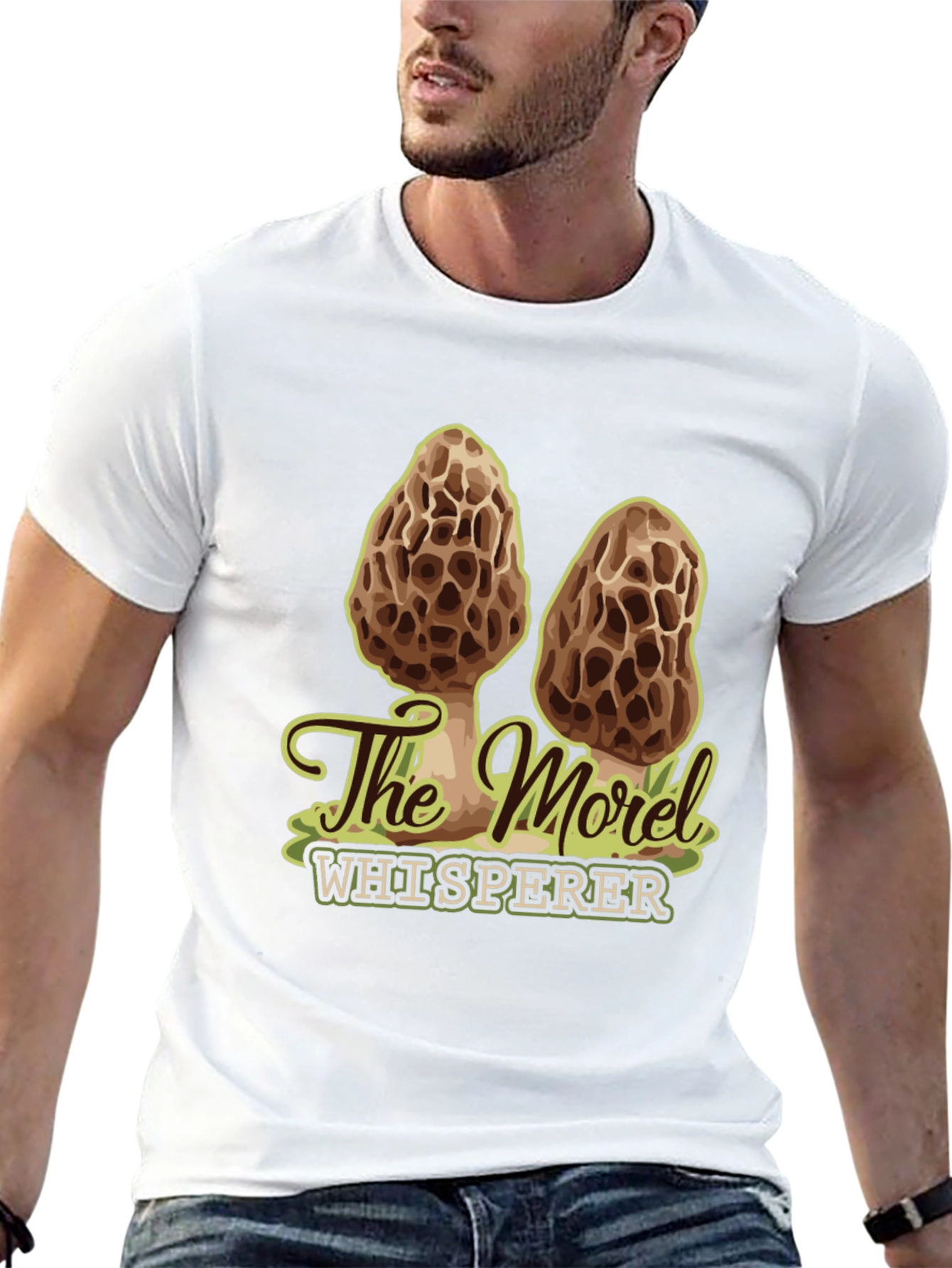 Morel Whisperer T-Shirt - Mushroom Hunting Tee