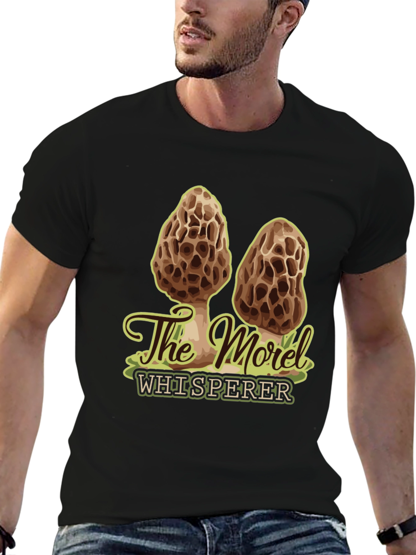 Morel Whisperer T-Shirt - Mushroom Hunting Tee