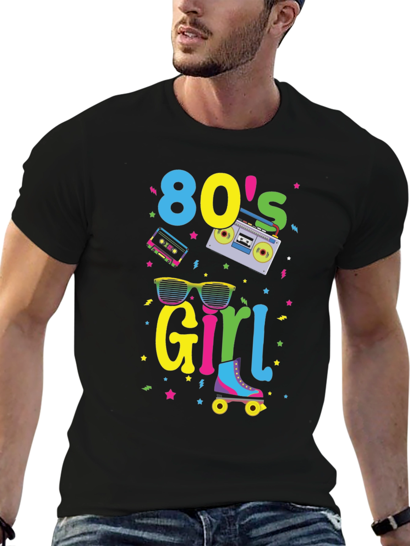 80s Girl T-Shirt - Retro Style