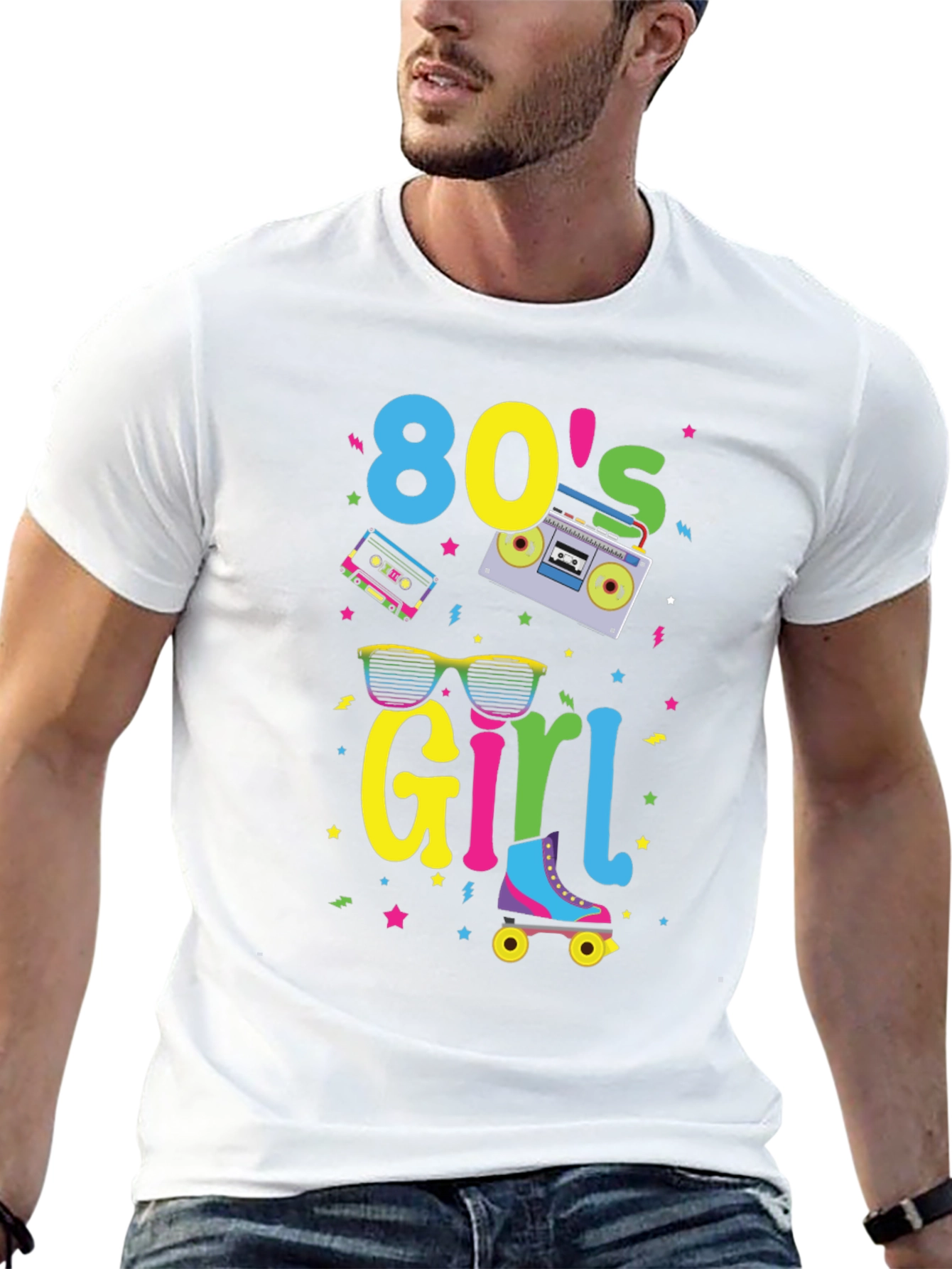 80s Girl T-Shirt - Retro Style