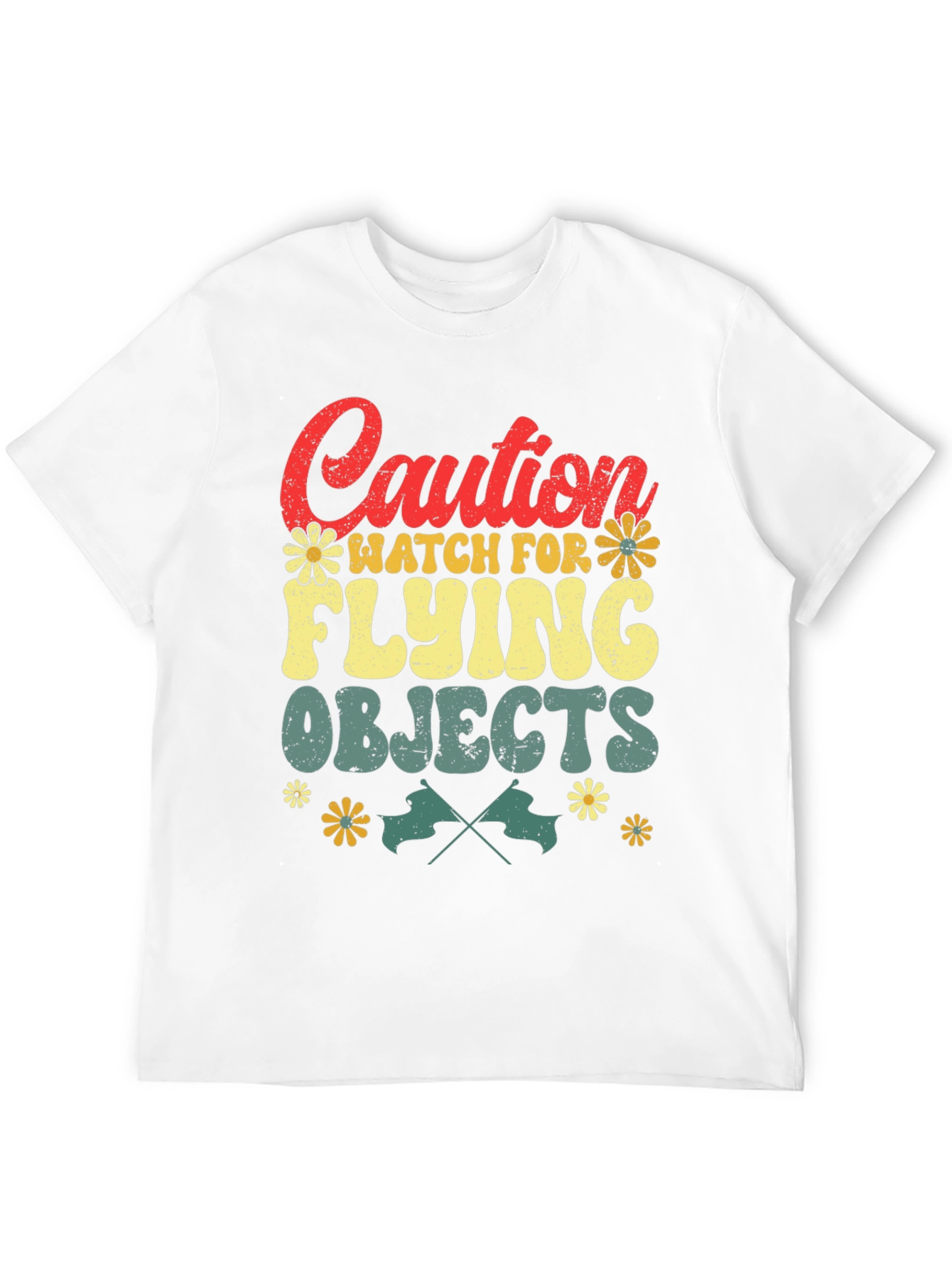 Caution Flying Objects Tee