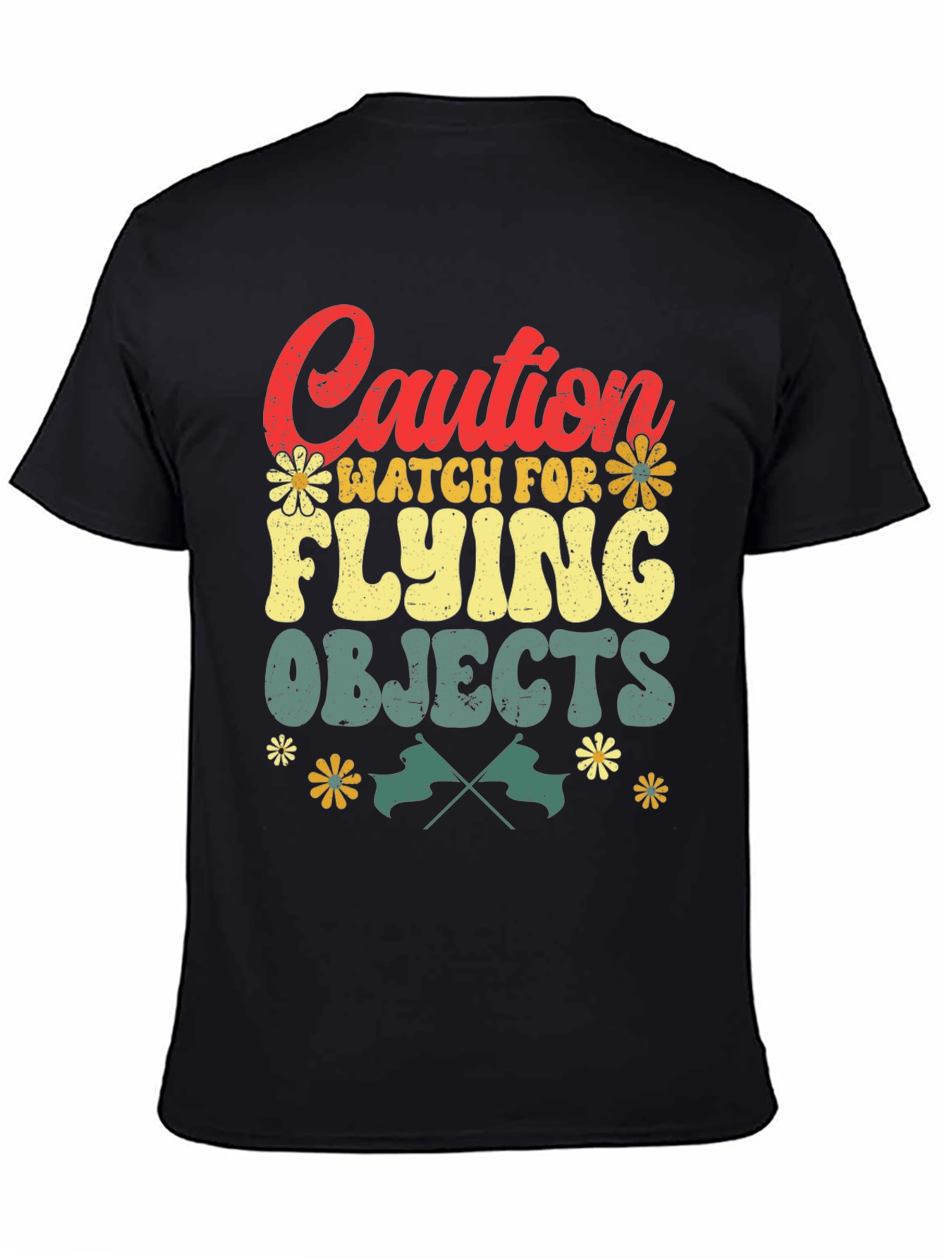 Caution Flying Objects Tee