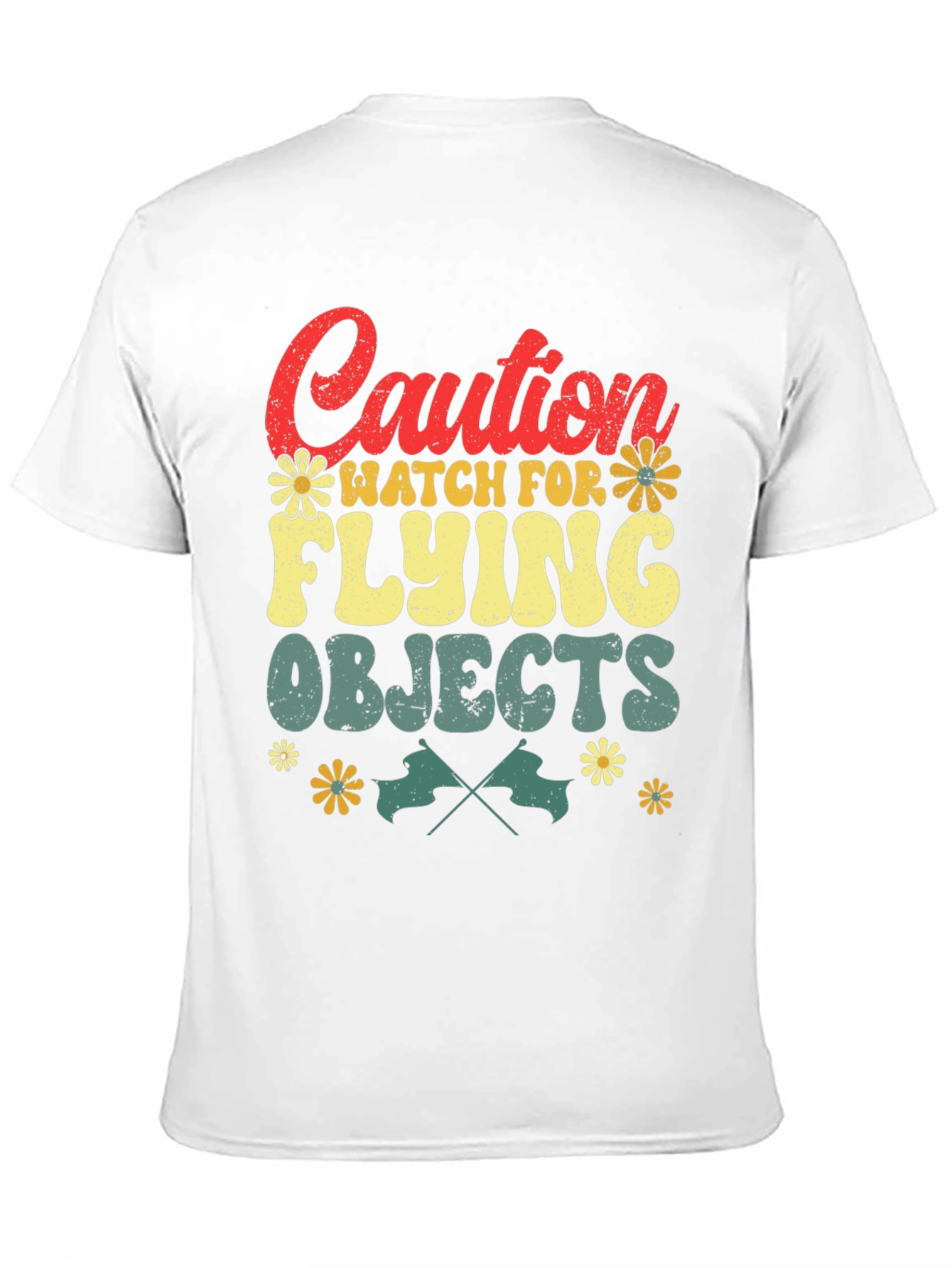 Caution Flying Objects Tee