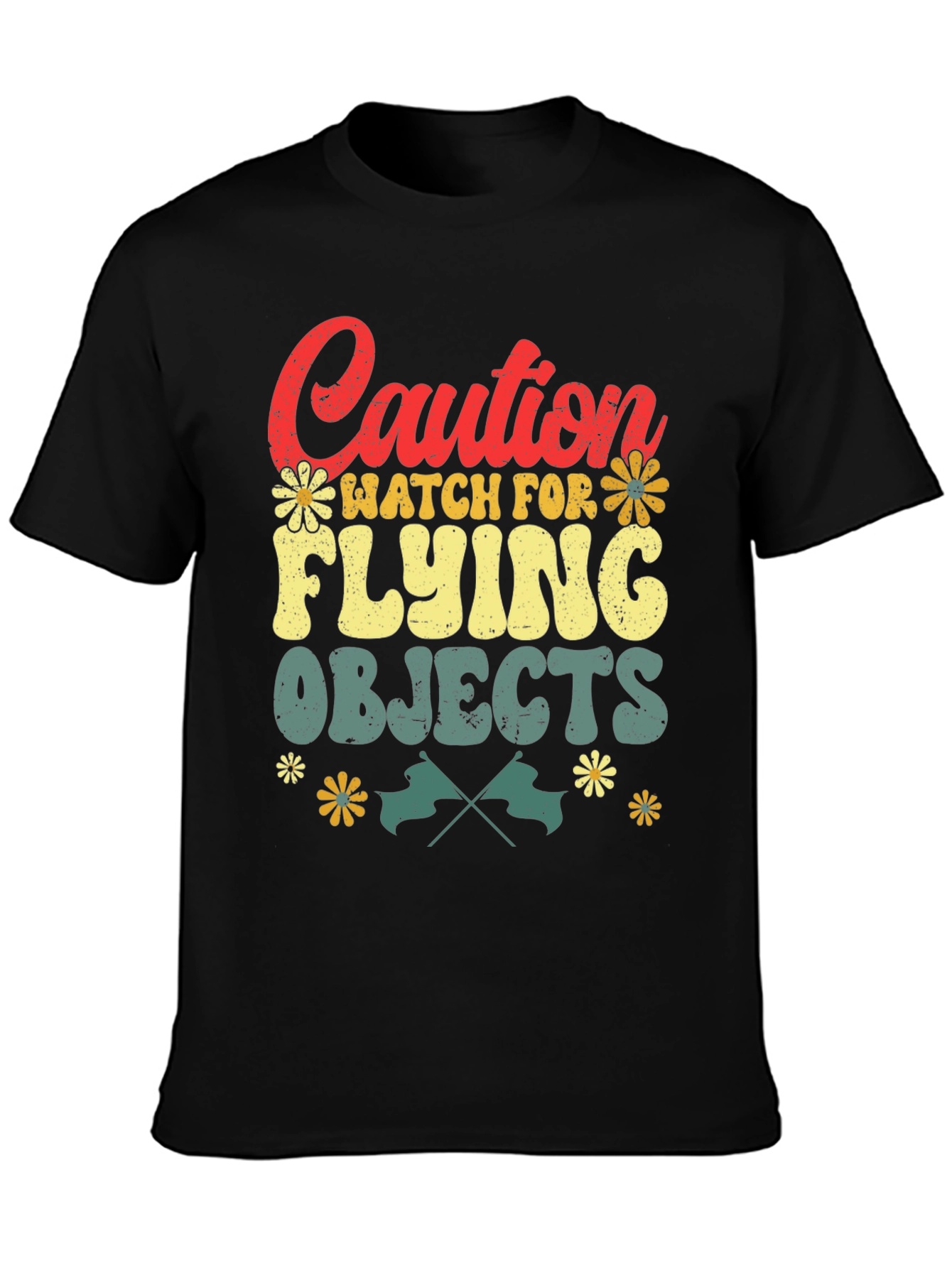 Caution Flying Objects Tee