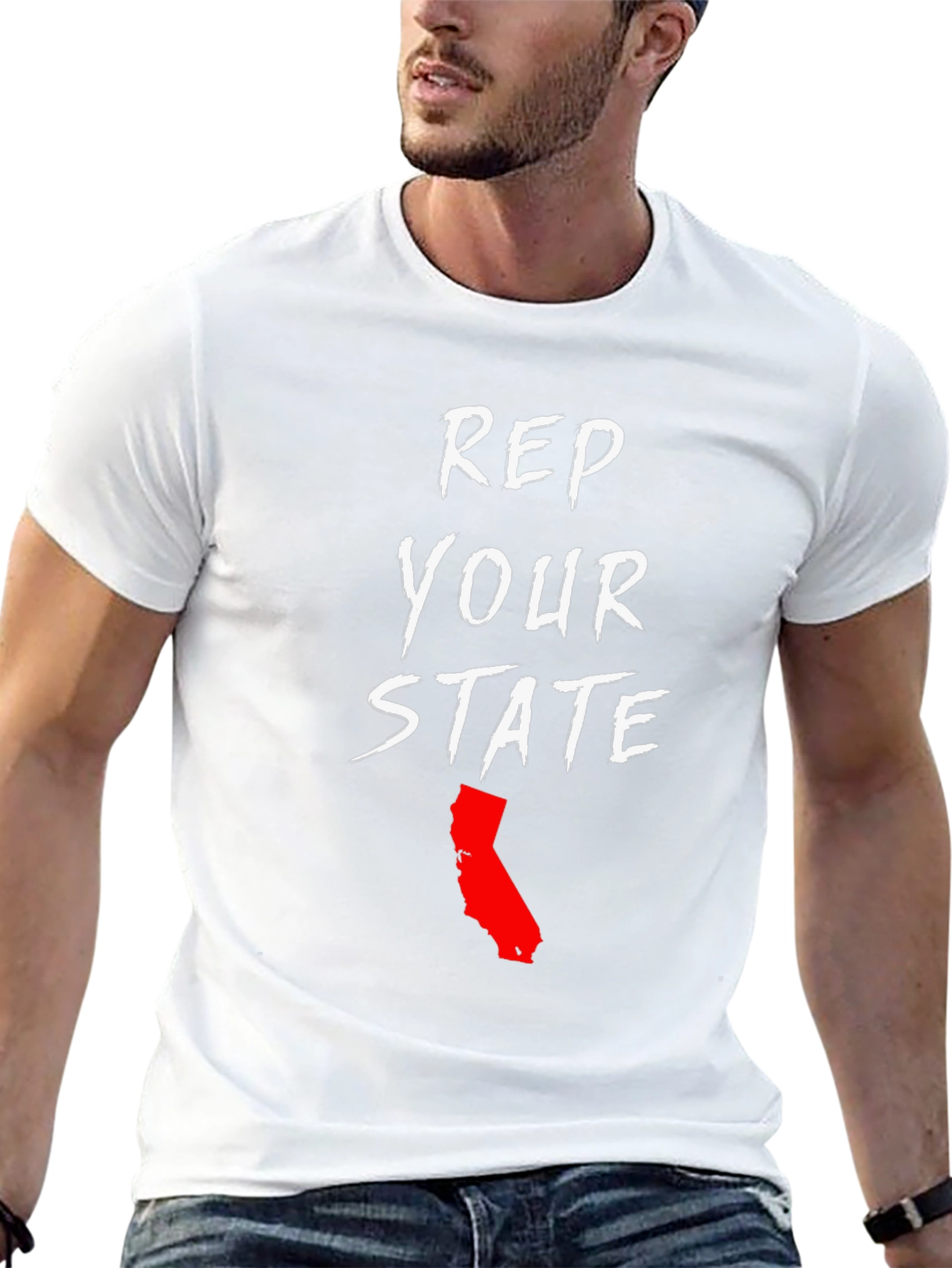 Rep Your State Black T-Shirt - California