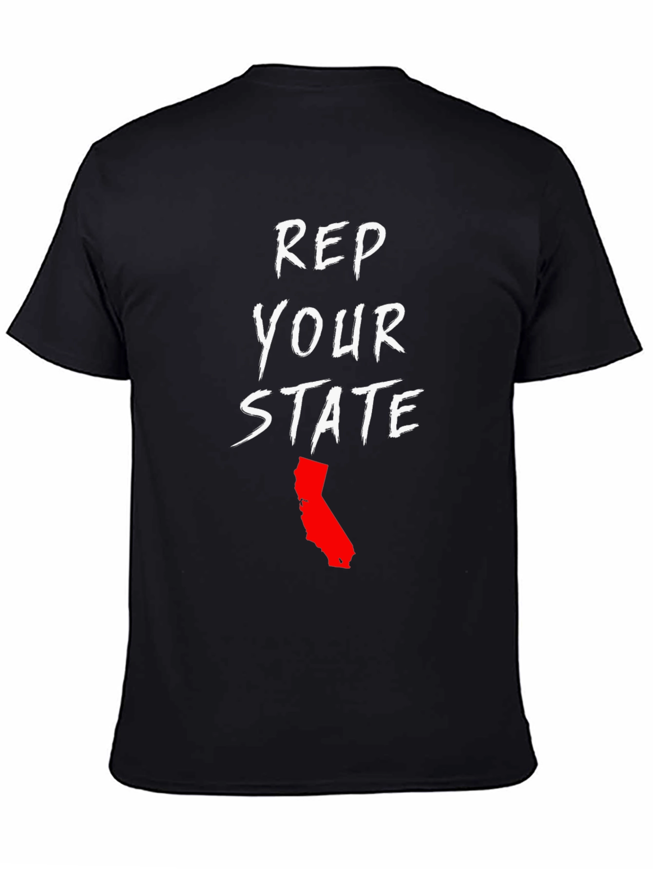 Rep Your State Black T-Shirt - California