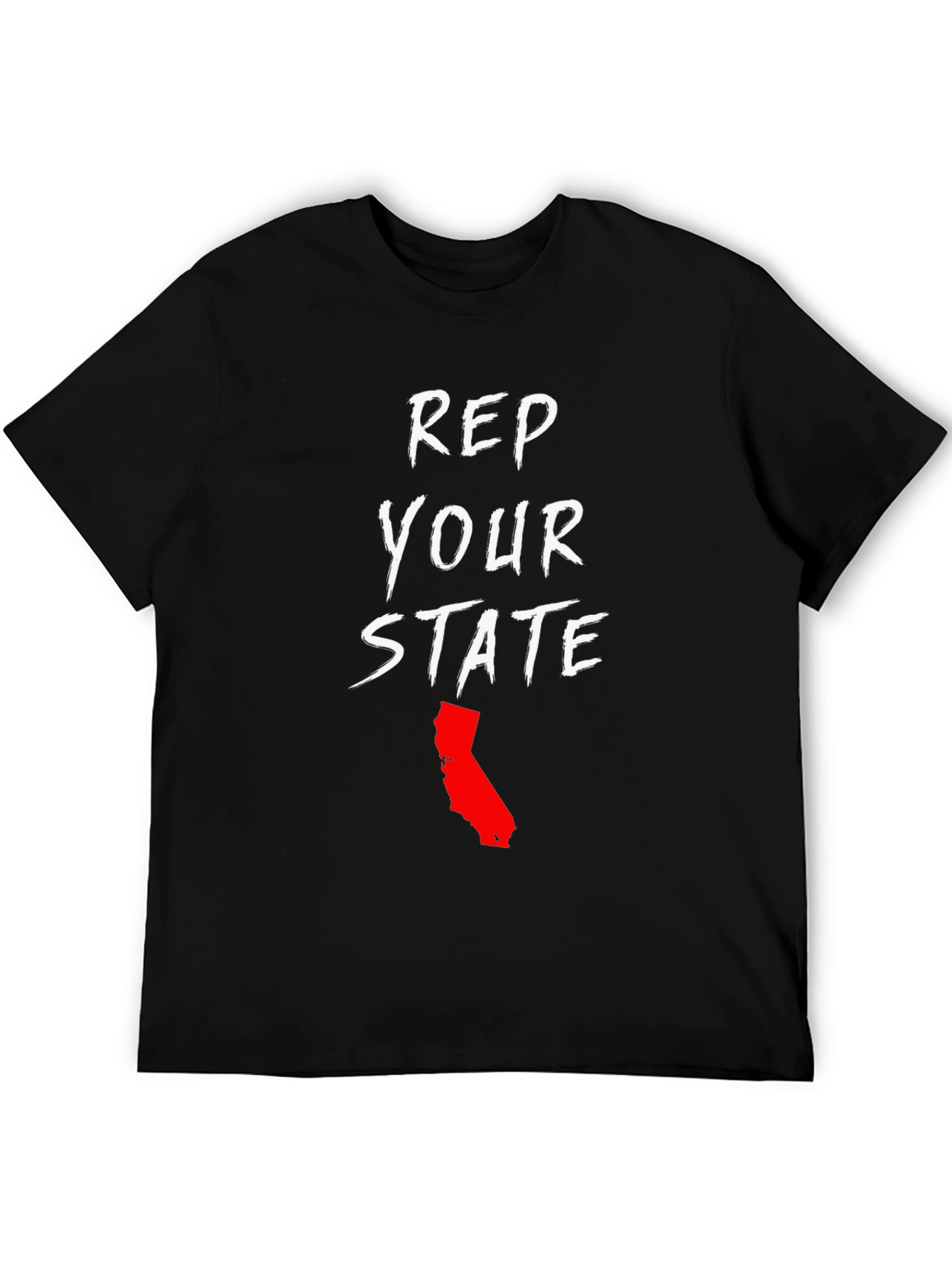 Rep Your State Black T-Shirt - California