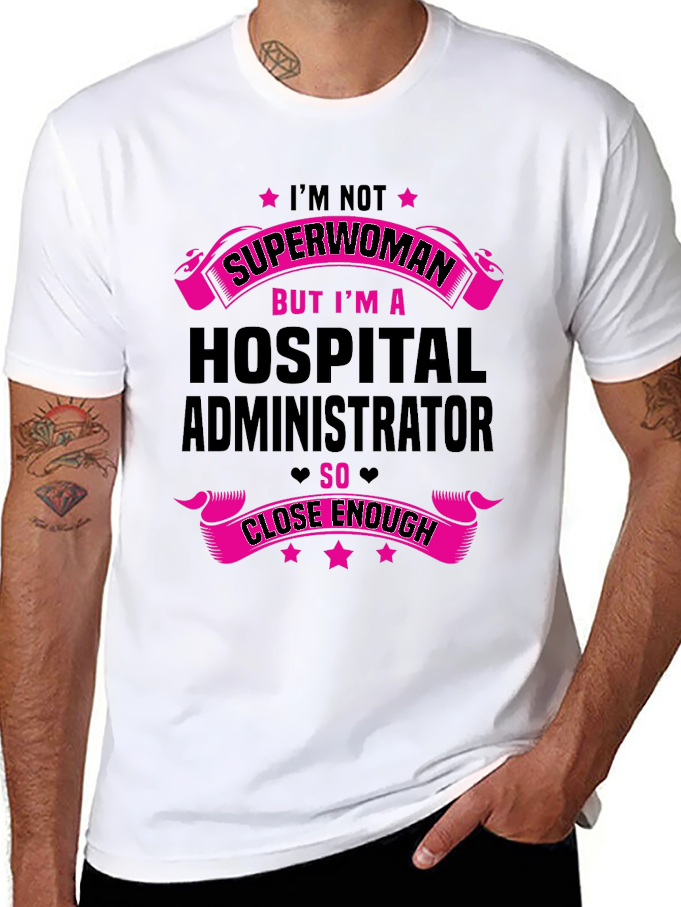 Hospital Administrator Superwoman T-Shirt