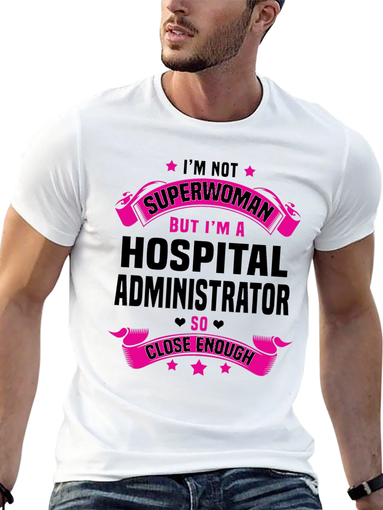 Hospital Administrator Superwoman T-Shirt