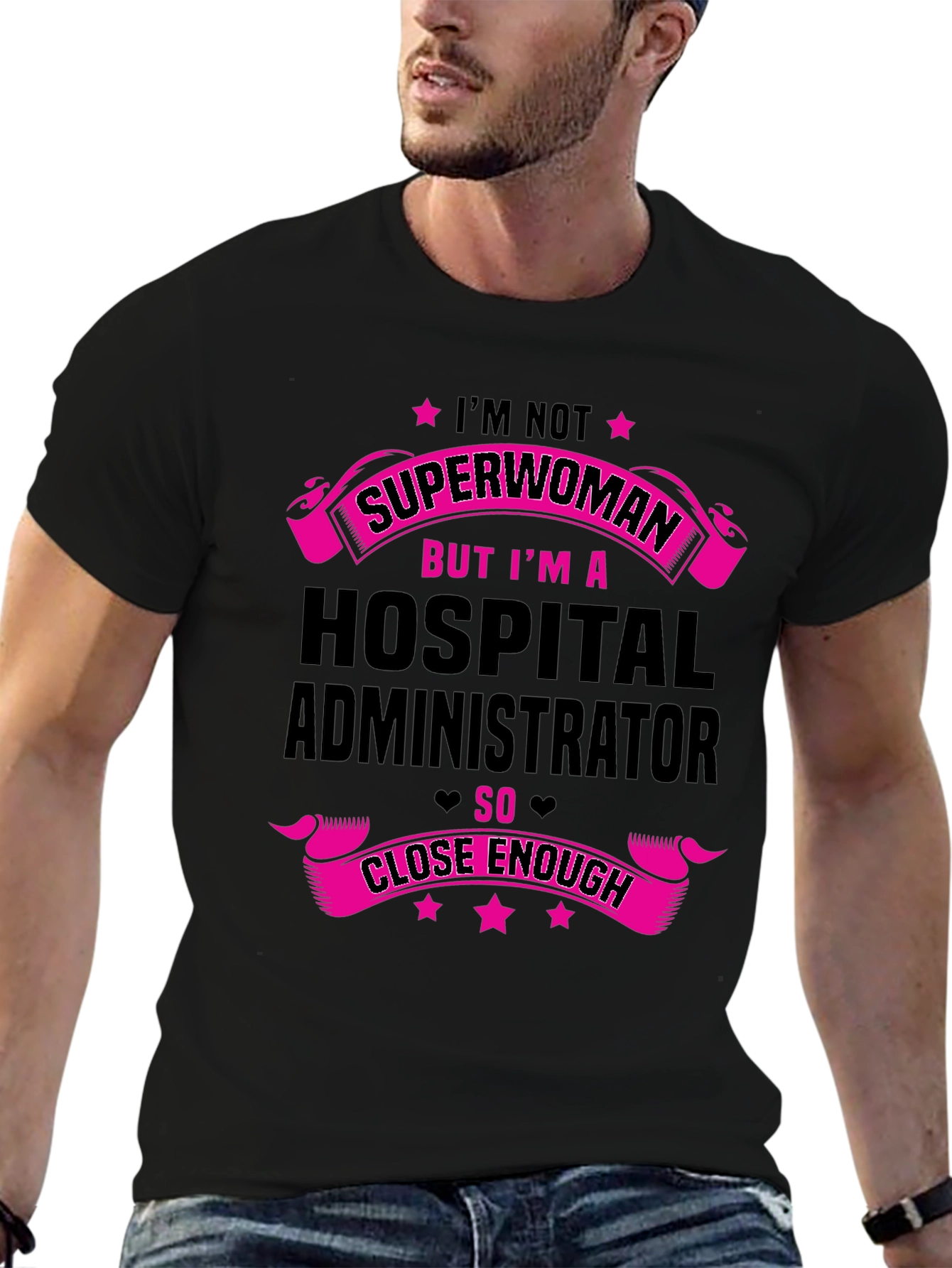 Hospital Administrator Superwoman T-Shirt