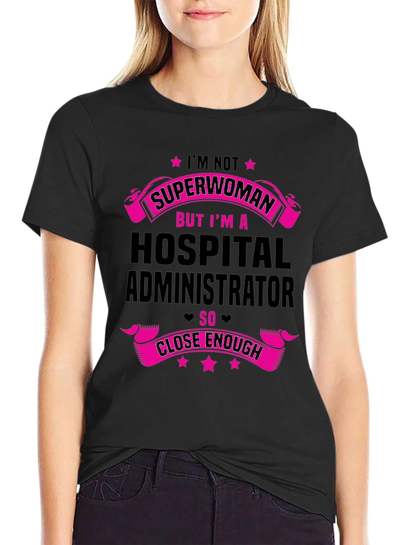 Hospital Administrator Superwoman T-Shirt