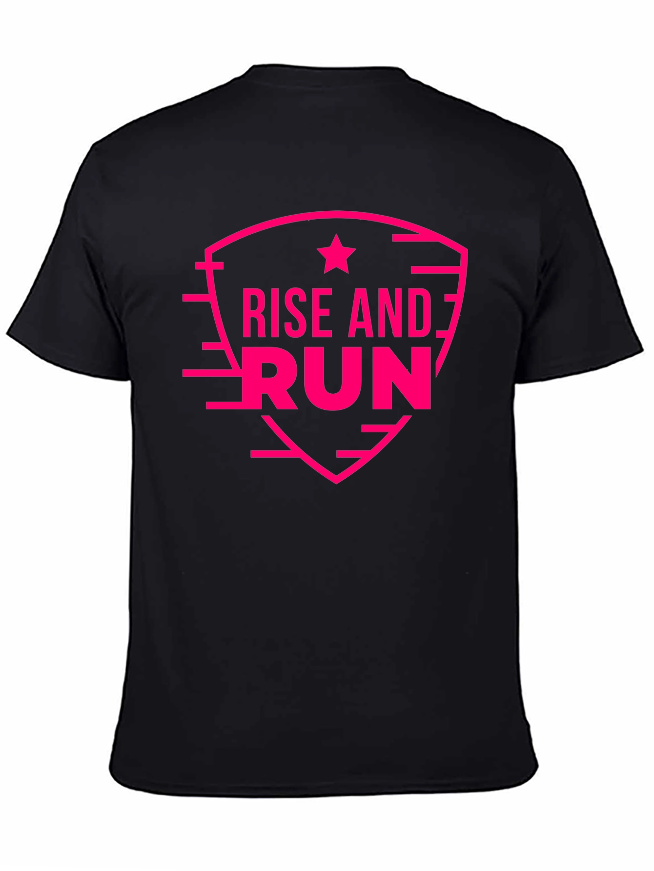 Rise and Run Graphic Tee - Black