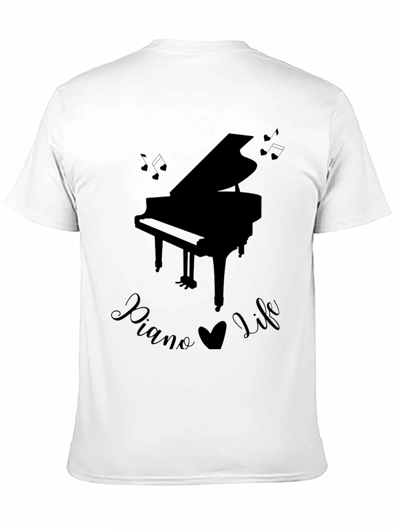 Piano Life T-Shirt: Grand Piano Music Lover Tee
