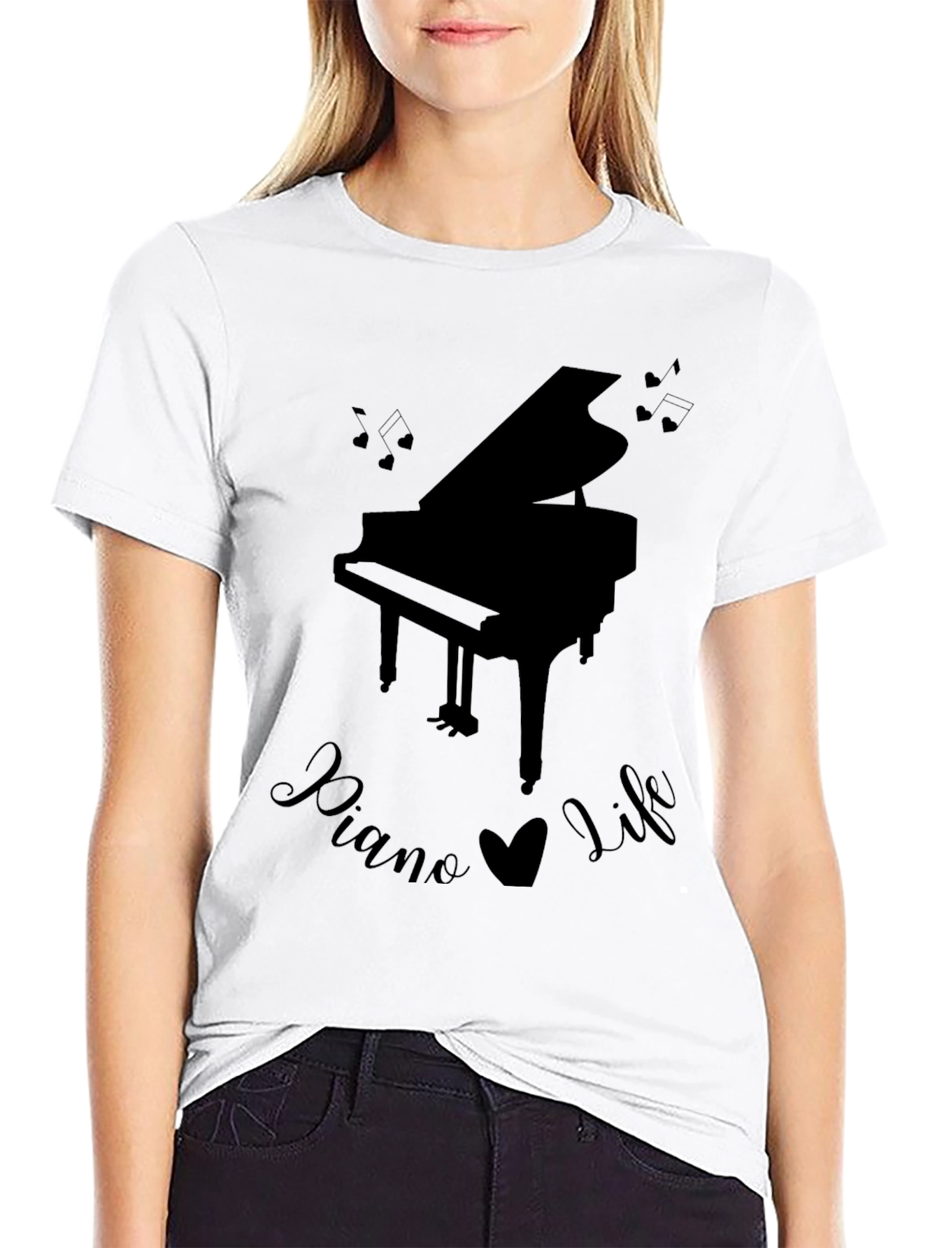 Piano Life T-Shirt: Grand Piano Music Lover Tee