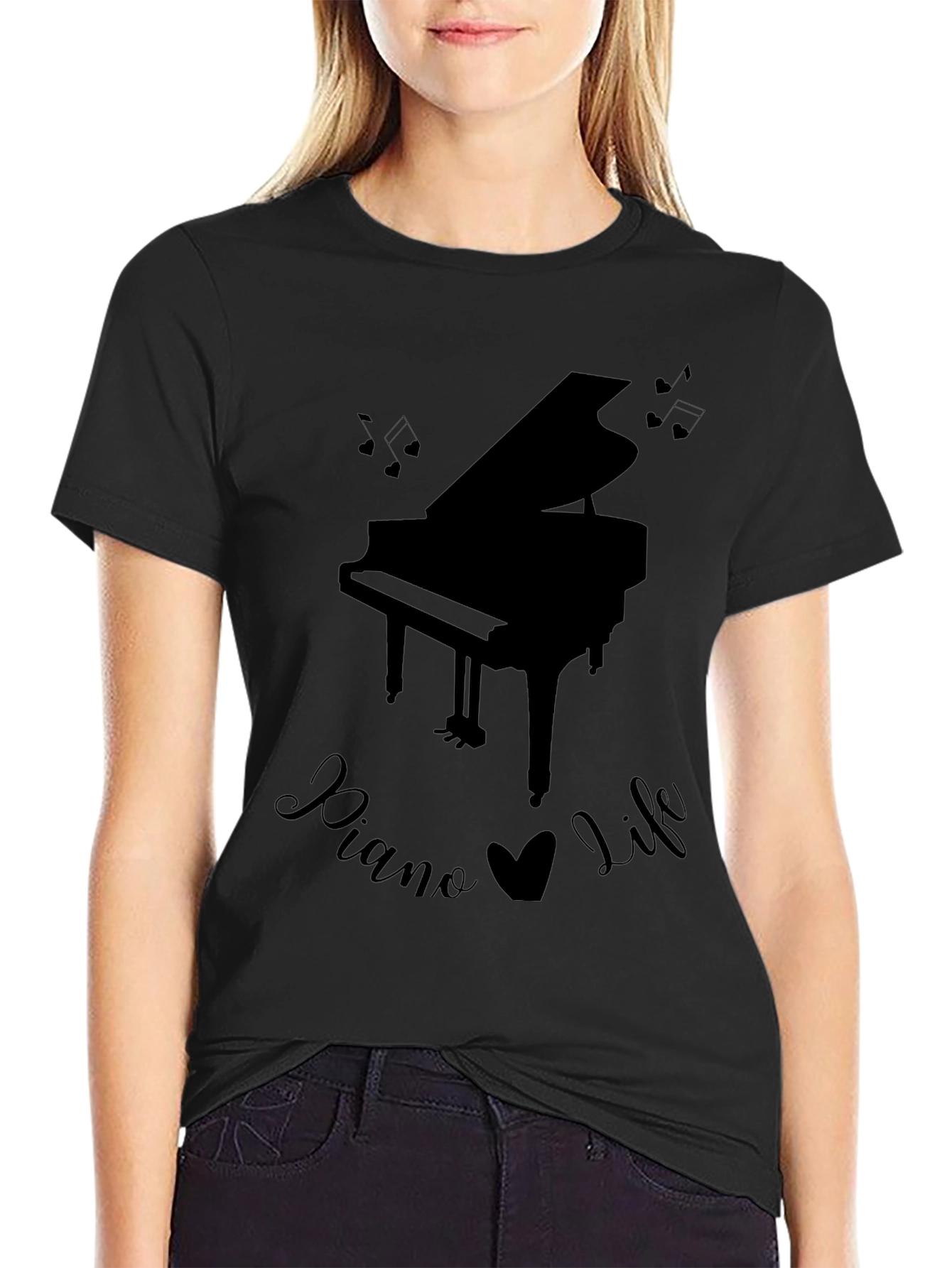 Piano Life T-Shirt: Grand Piano Music Lover Tee