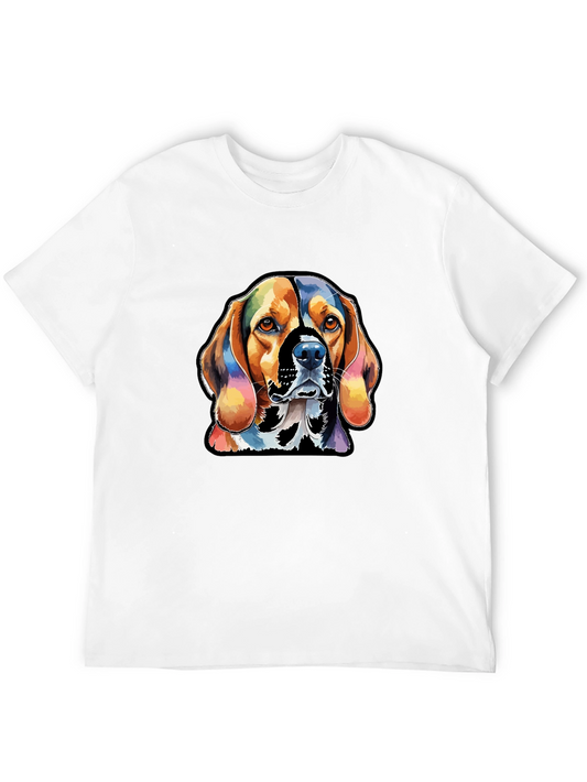 Colorful Dog Portrait T-Shirt