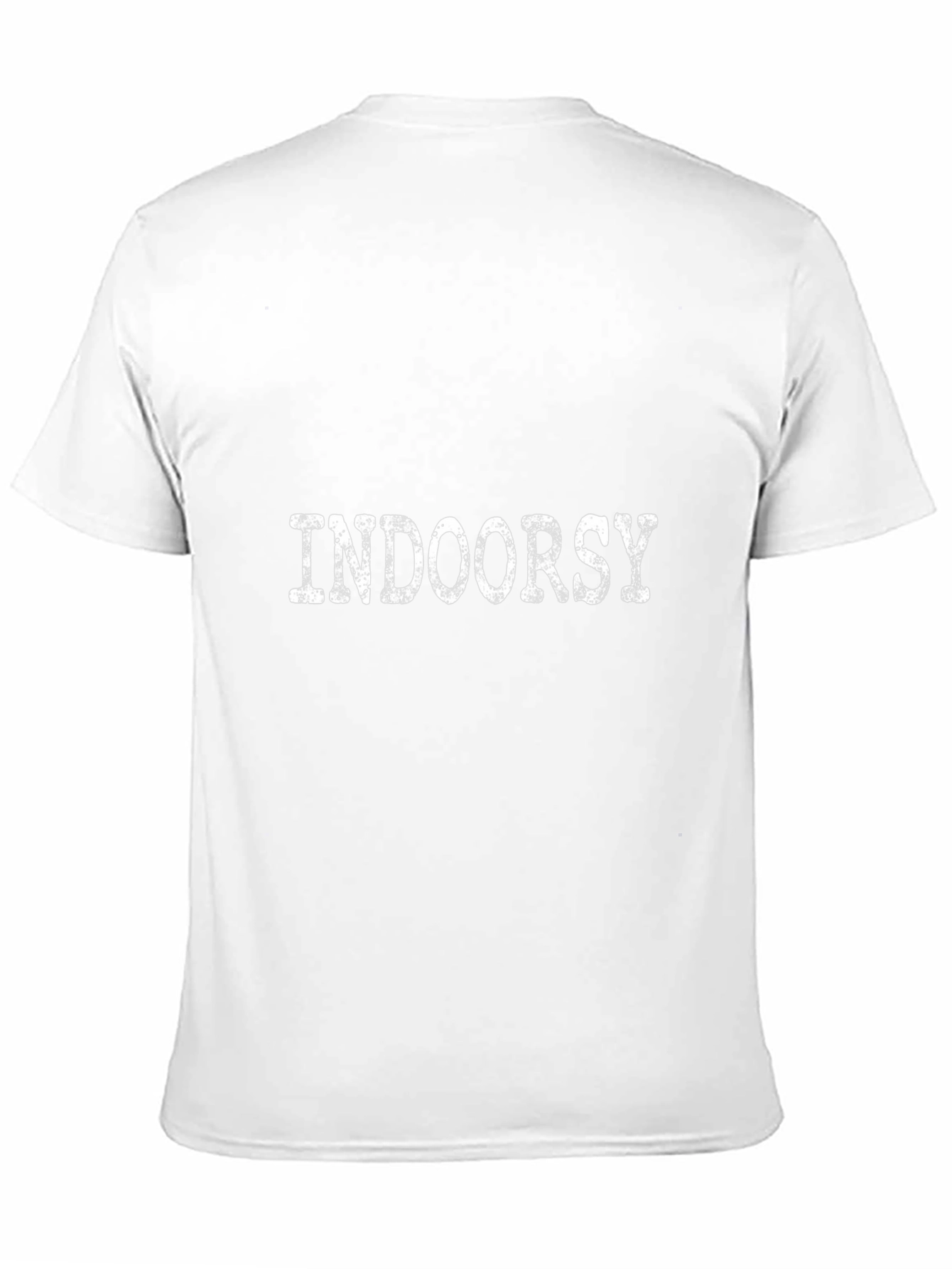 Indoorsy Graphic Tee - Black Cotton T-Shirt