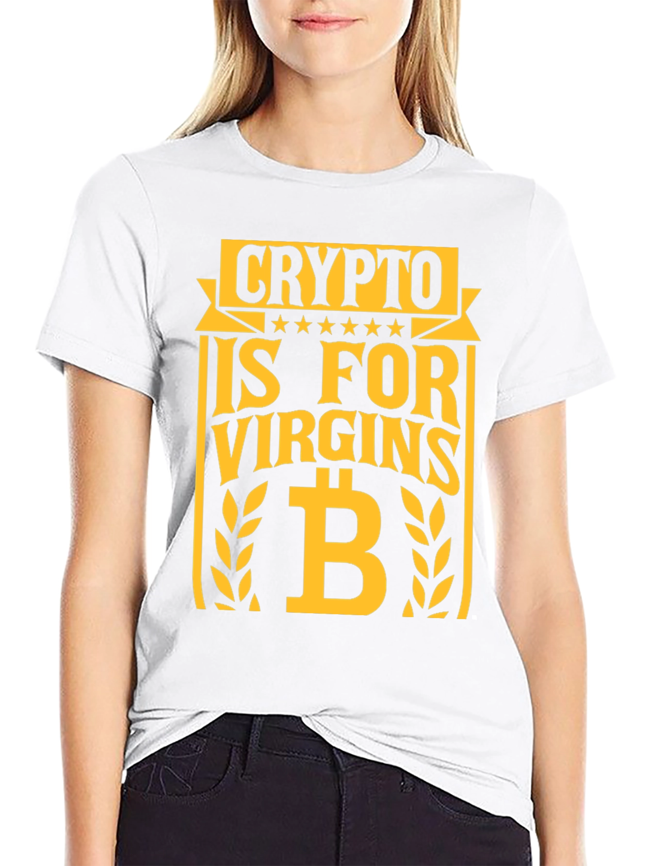 Crypto is for Virgins Graphic T-Shirt