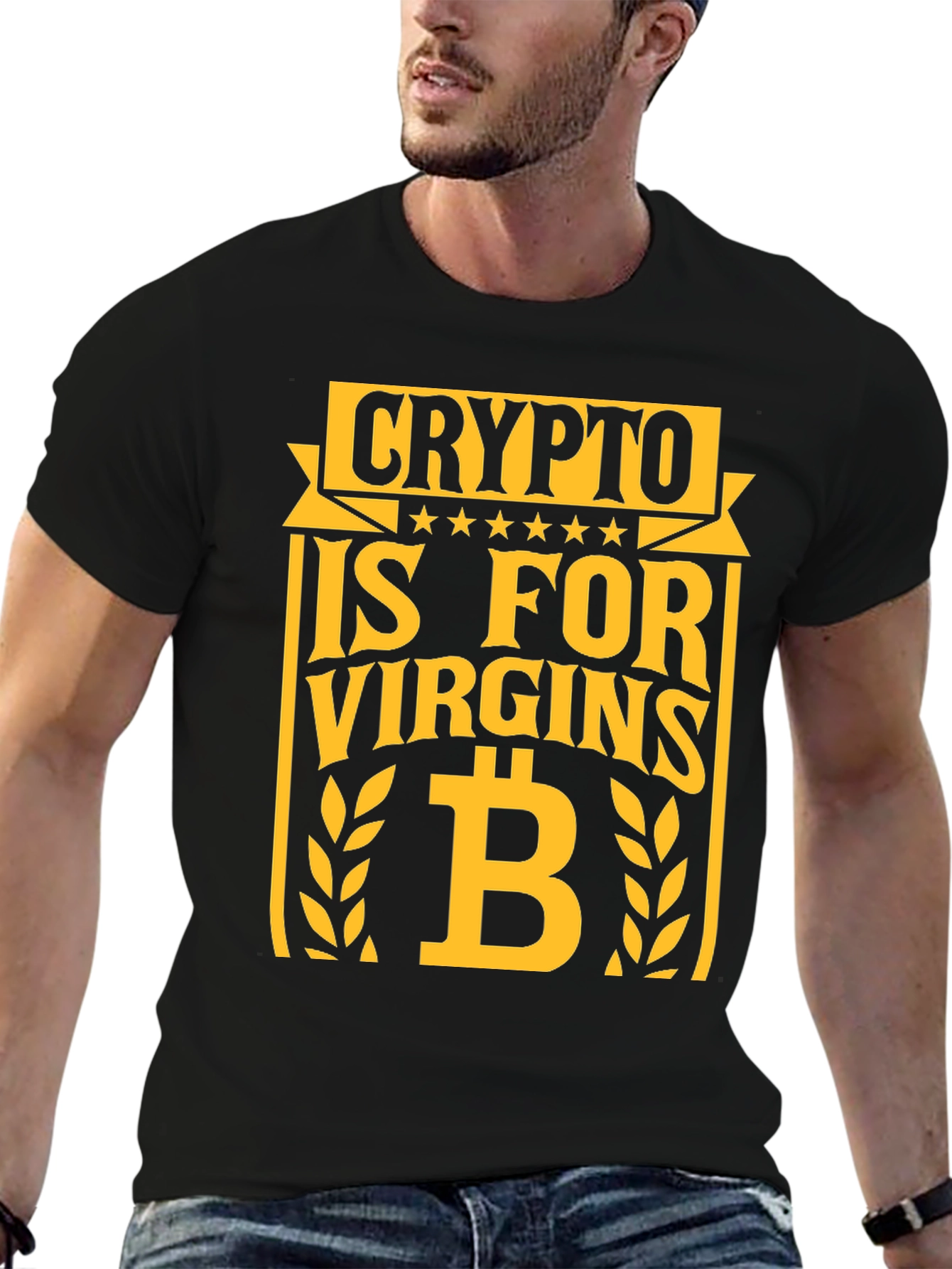 Crypto is for Virgins Graphic T-Shirt