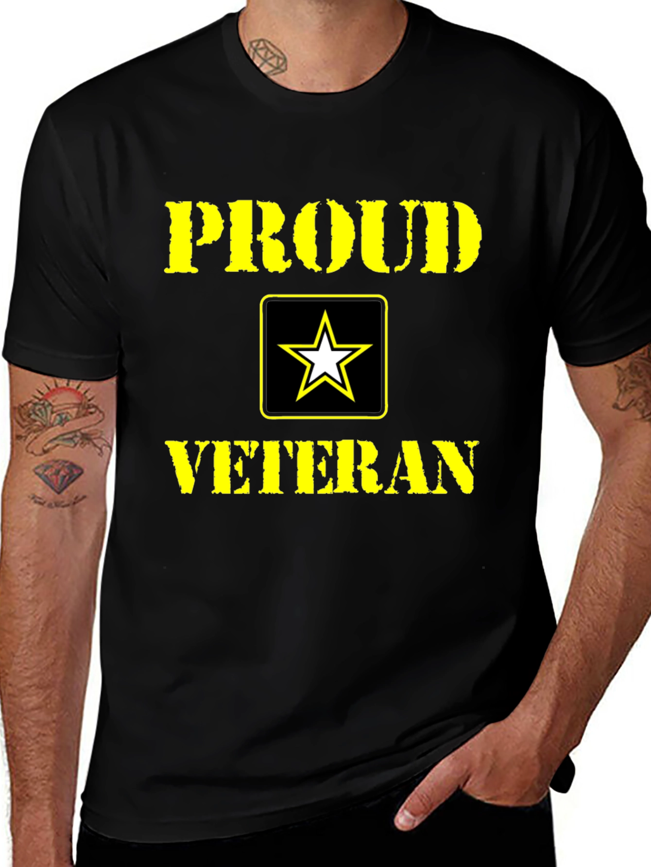 Proud Veteran T-Shirt - Military Pride Apparel