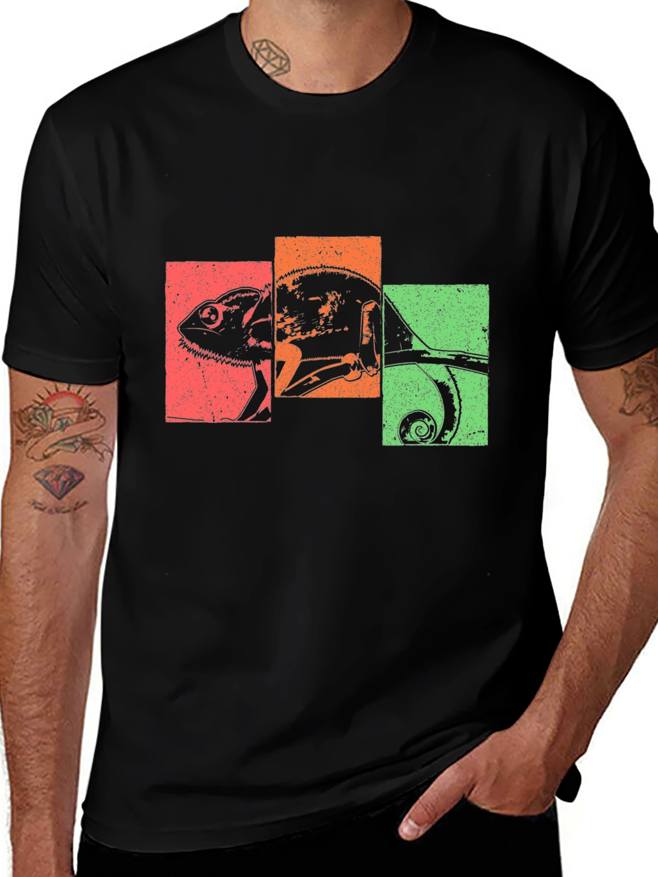 Retro Chameleon T-Shirt