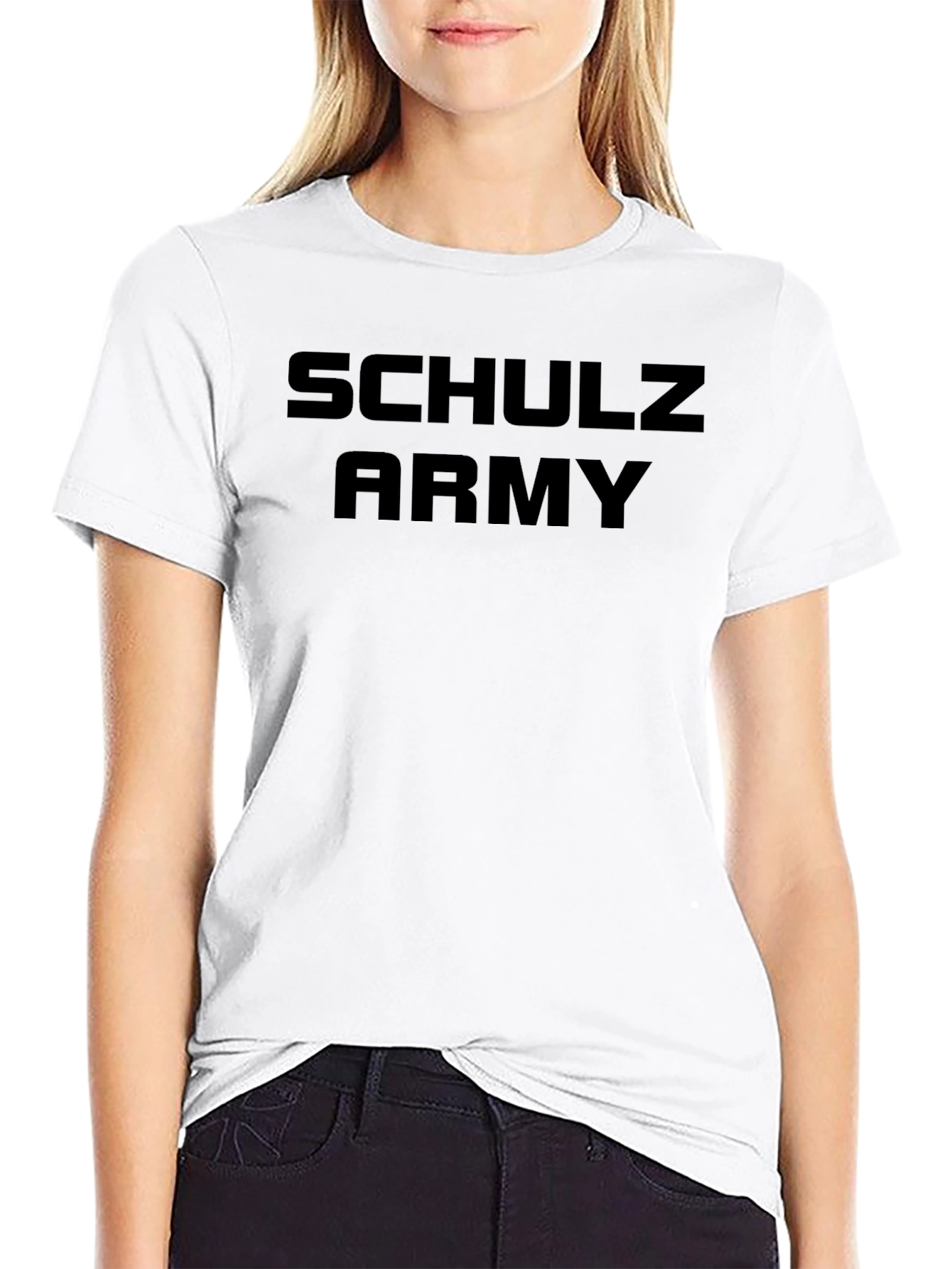 Schulz Army Black T-Shirt - Bold Statement Tee