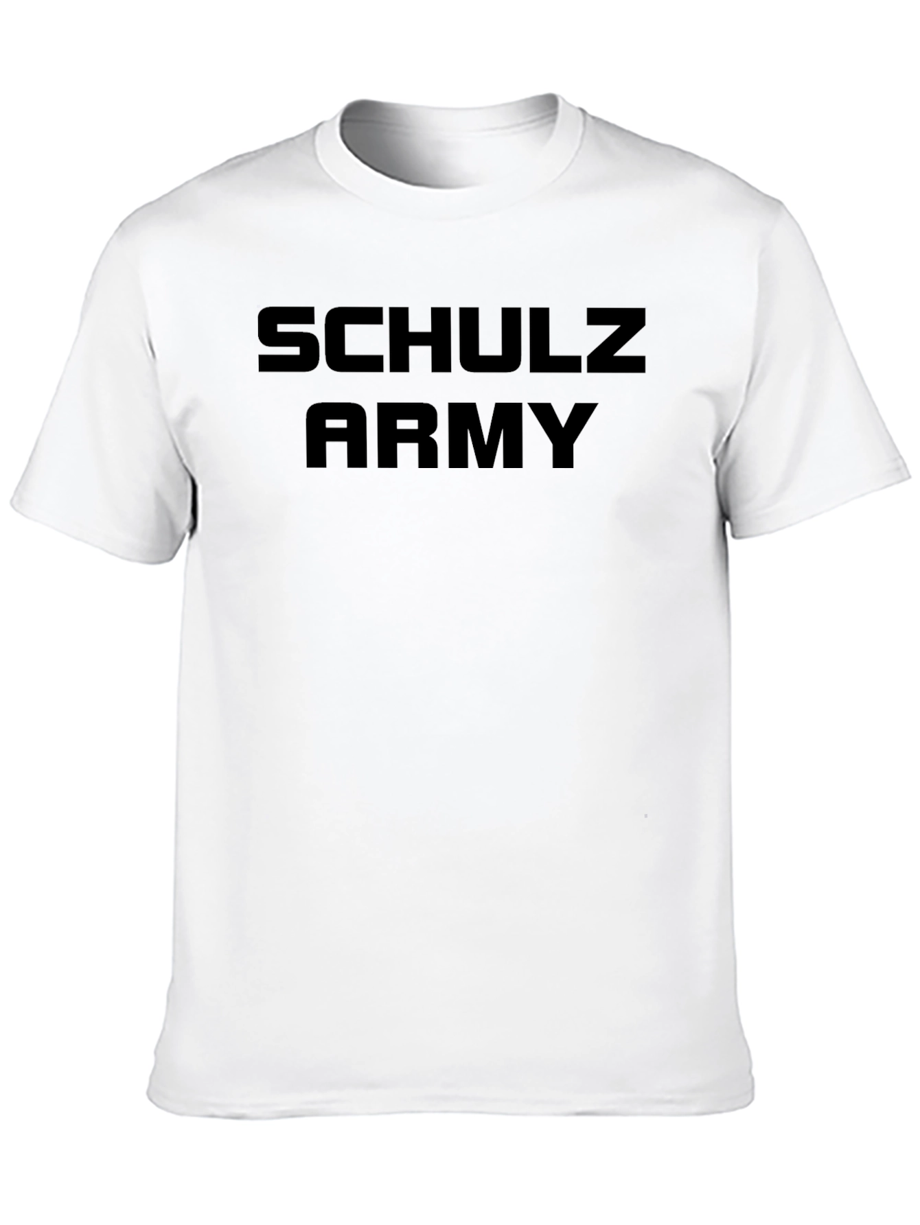 Schulz Army Black T-Shirt - Bold Statement Tee