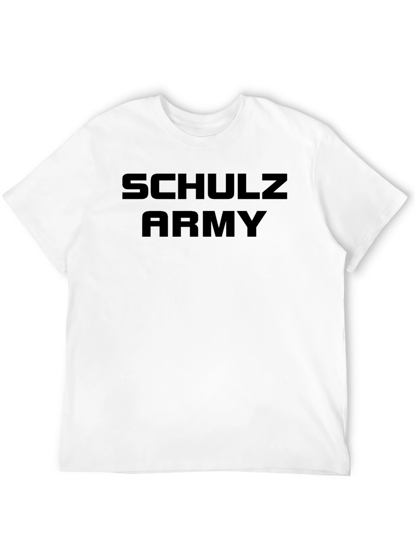 Schulz Army Black T-Shirt - Bold Statement Tee
