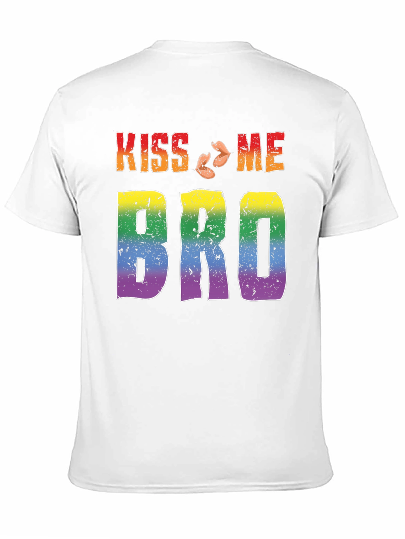 Kiss Me Bro LGBTQ Pride T-Shirt