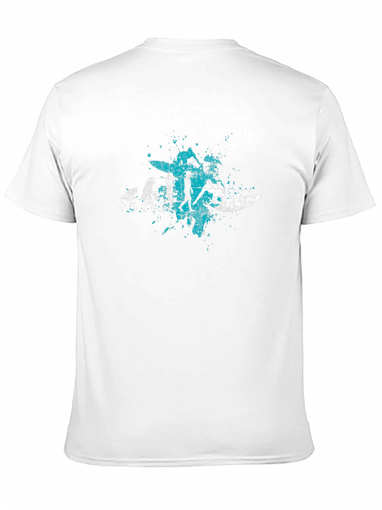 Evolution of Surfing T-Shirt | Black Tee