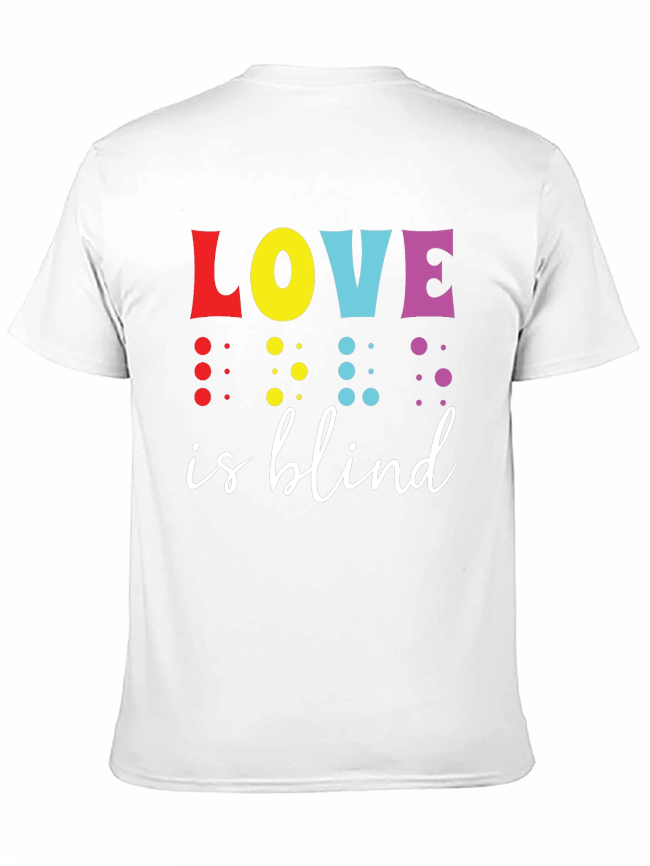 Love is Blind T-Shirt - Unisex Black Cotton Tee