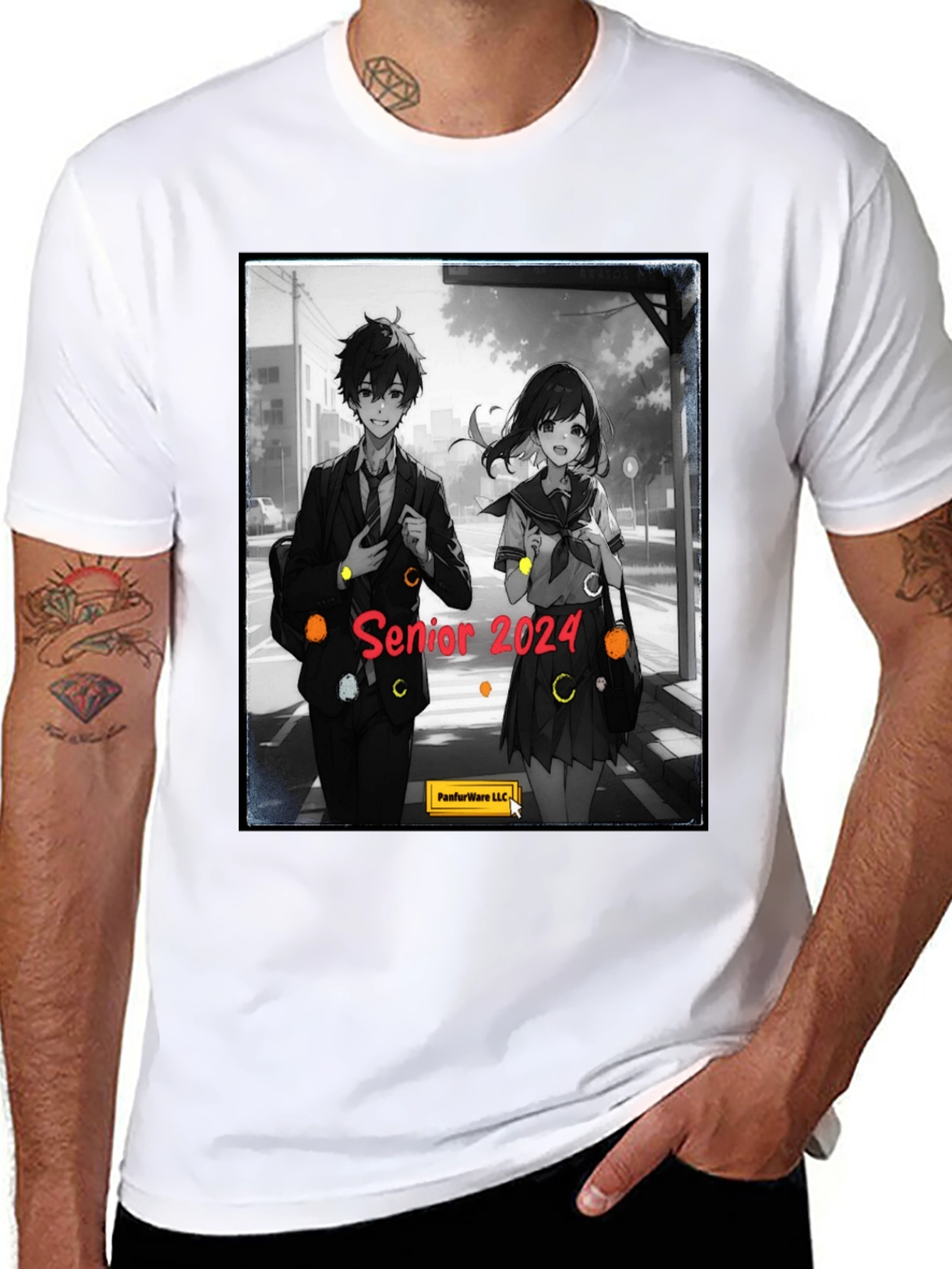 Senior 2024 Anime T-Shirt