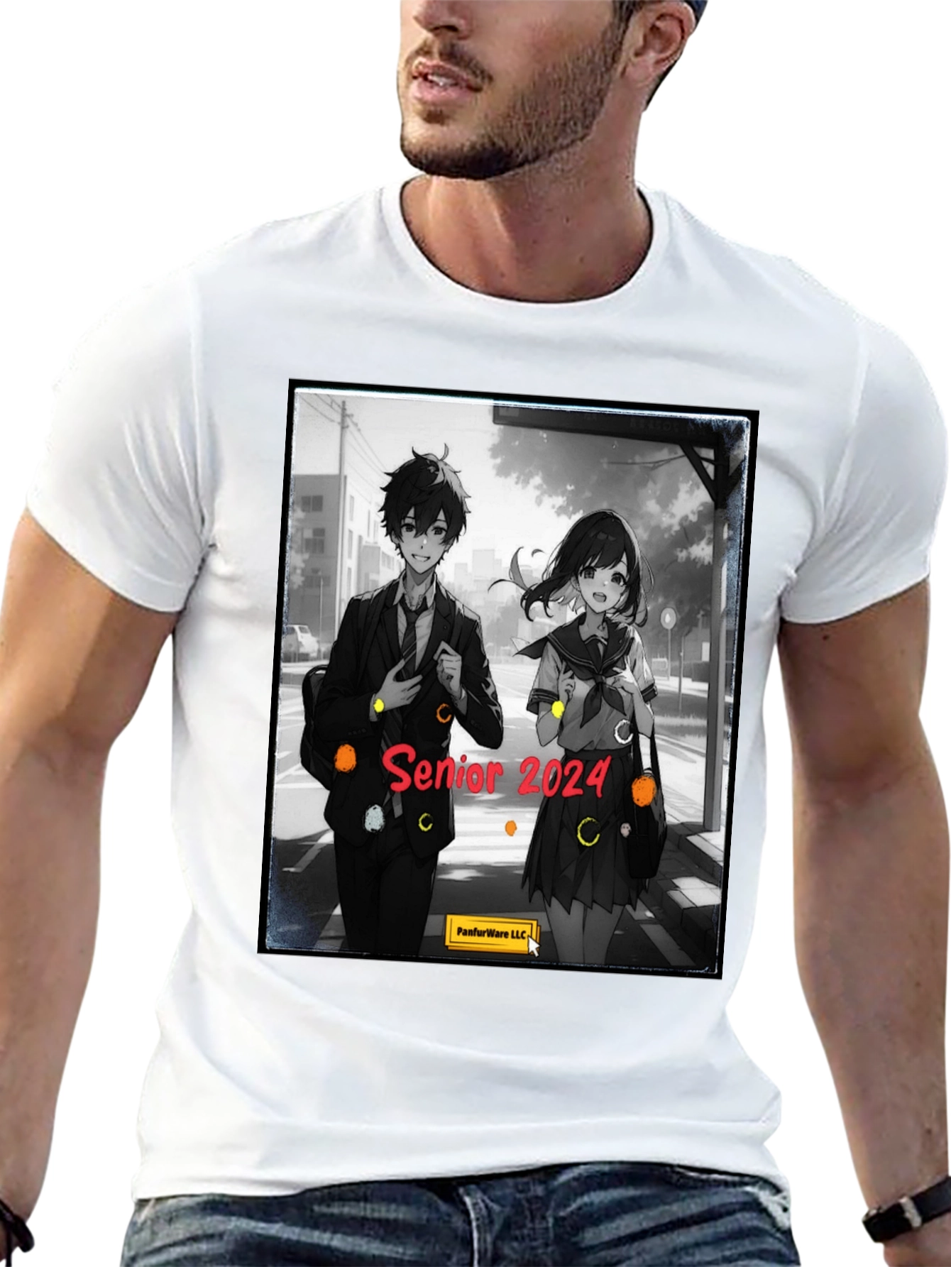Senior 2024 Anime T-Shirt