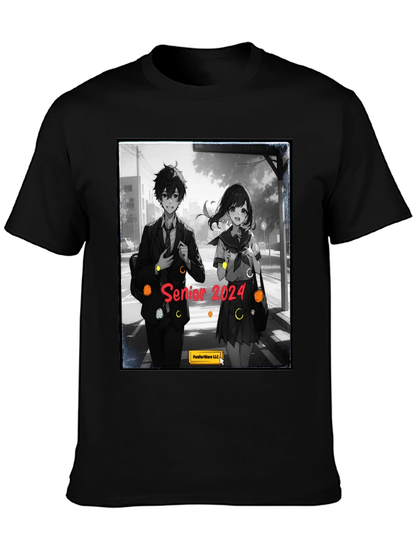 Senior 2024 Anime T-Shirt
