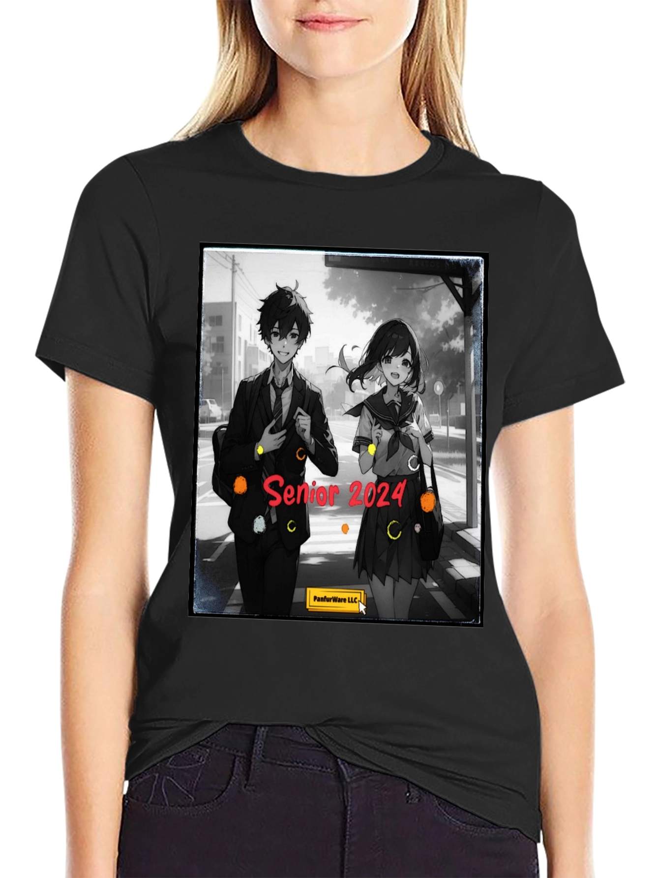 Senior 2024 Anime T-Shirt