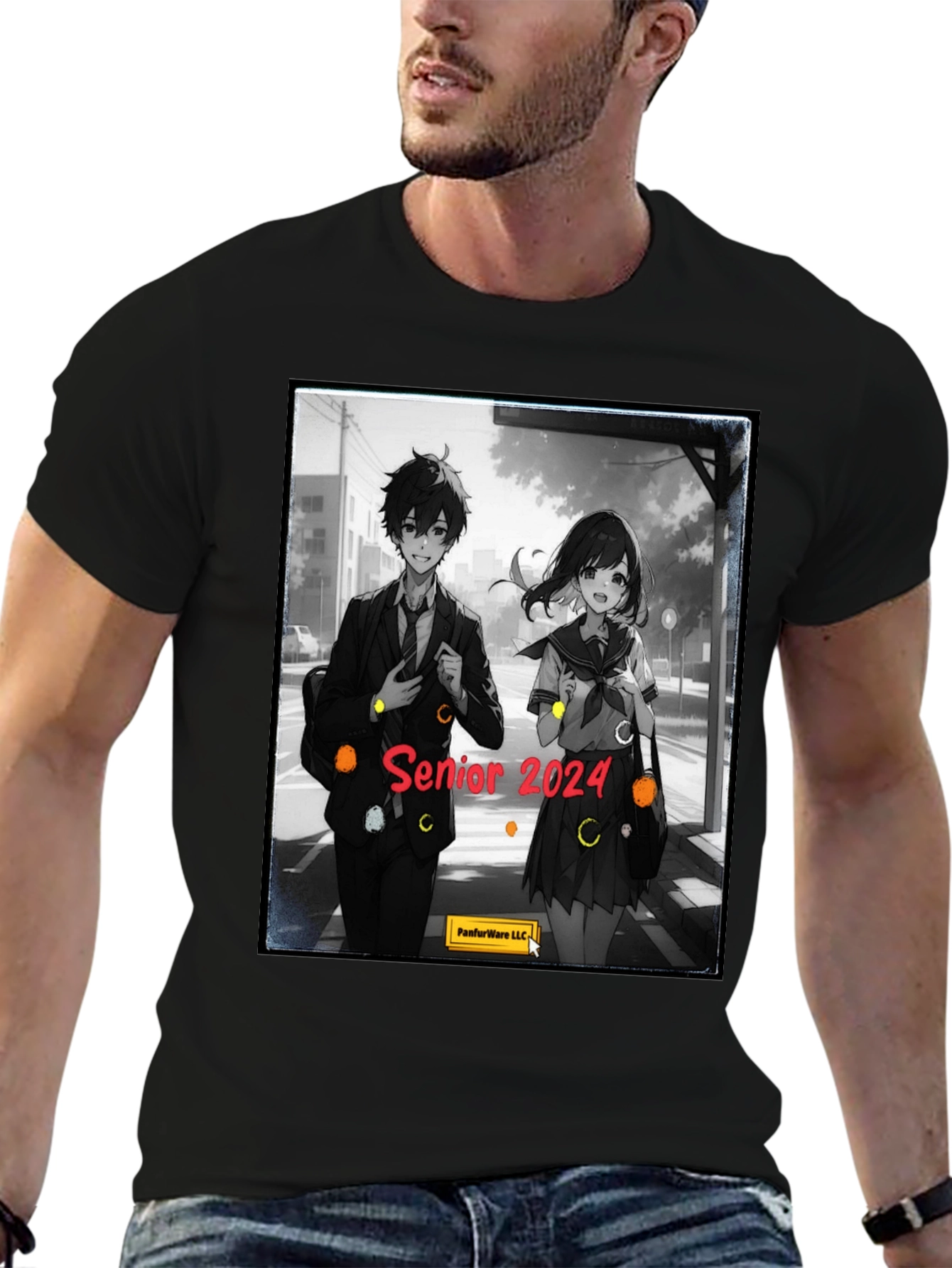 Senior 2024 Anime T-Shirt