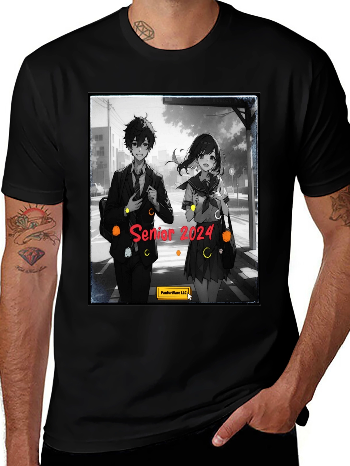 Senior 2024 Anime T-Shirt