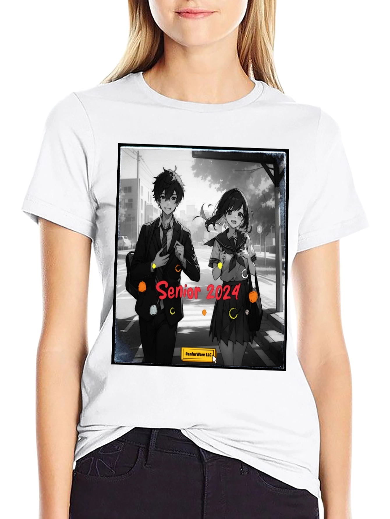 Senior 2024 Anime T-Shirt