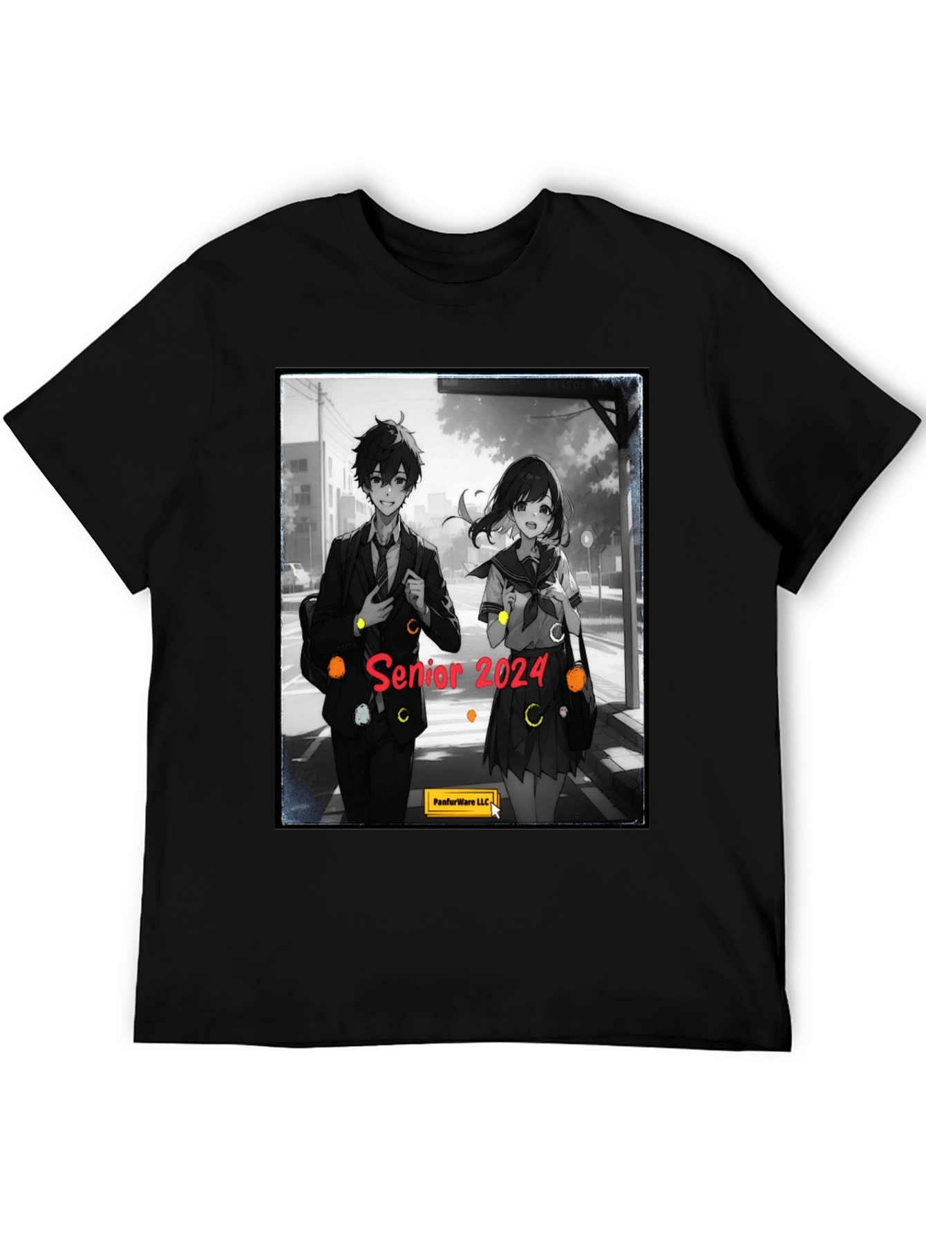 Senior 2024 Anime T-Shirt