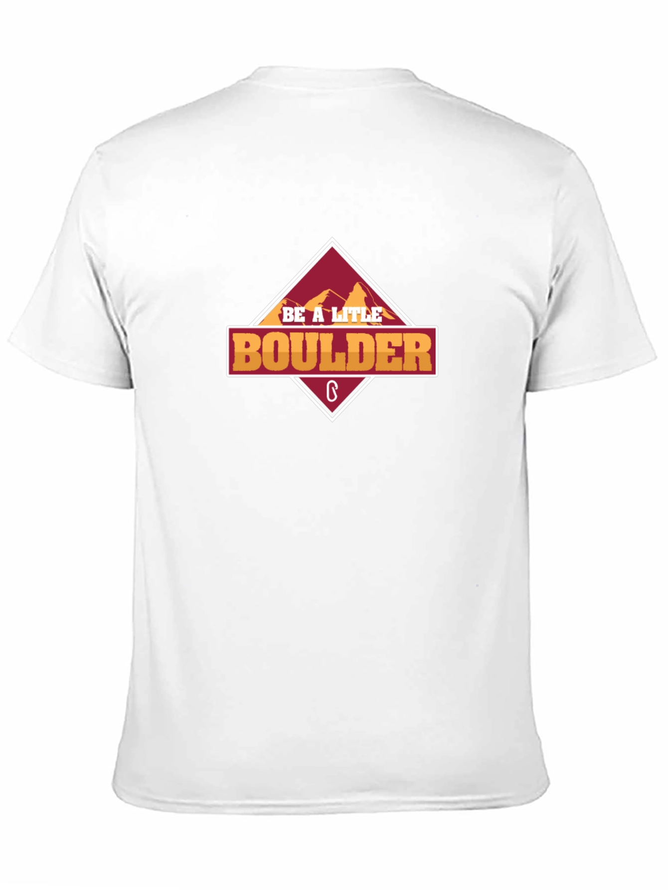 Be A Little Boulder Graphic T-Shirt - Black