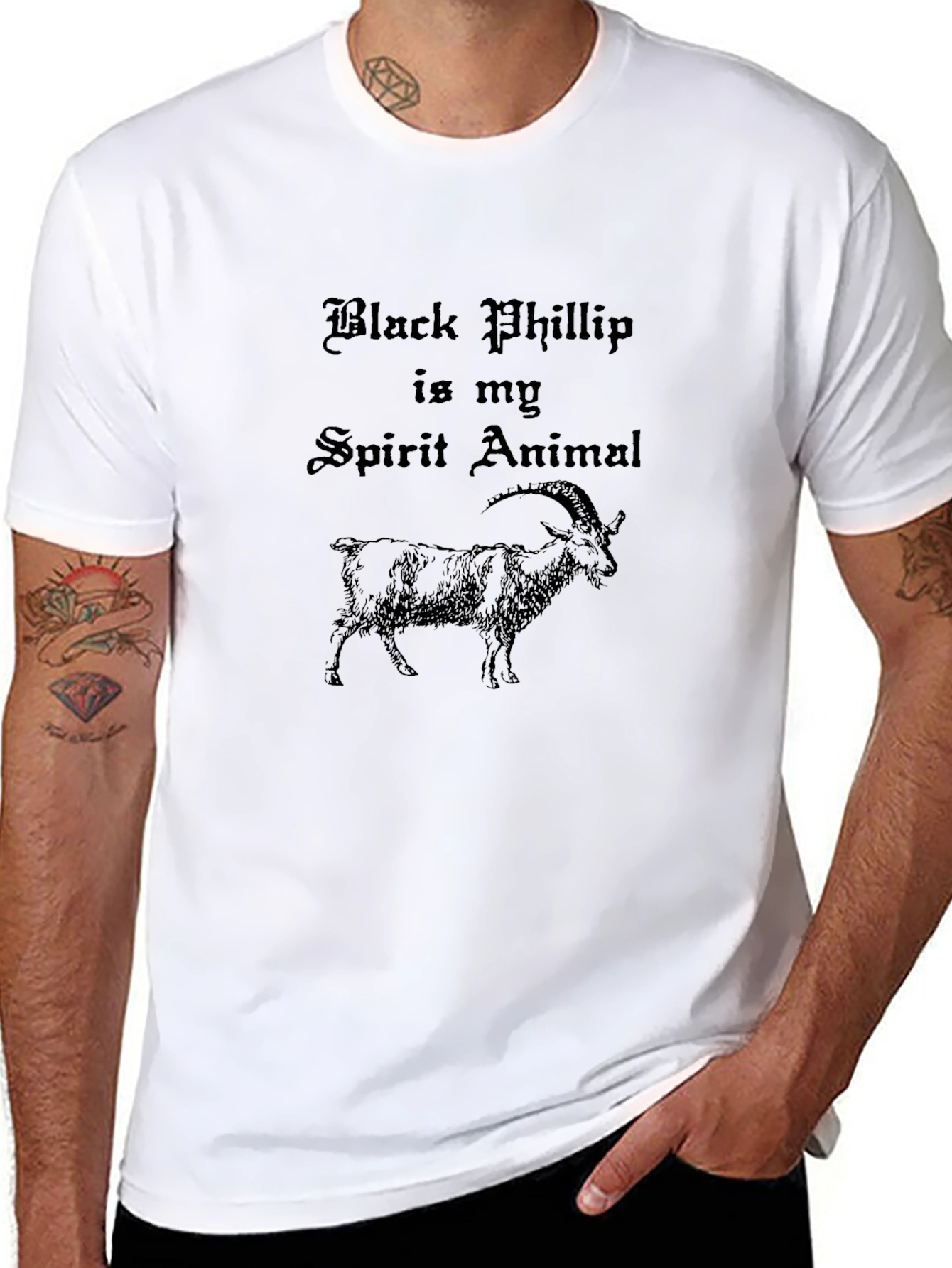 Black Phillip Spirit Animal Graphic Tee