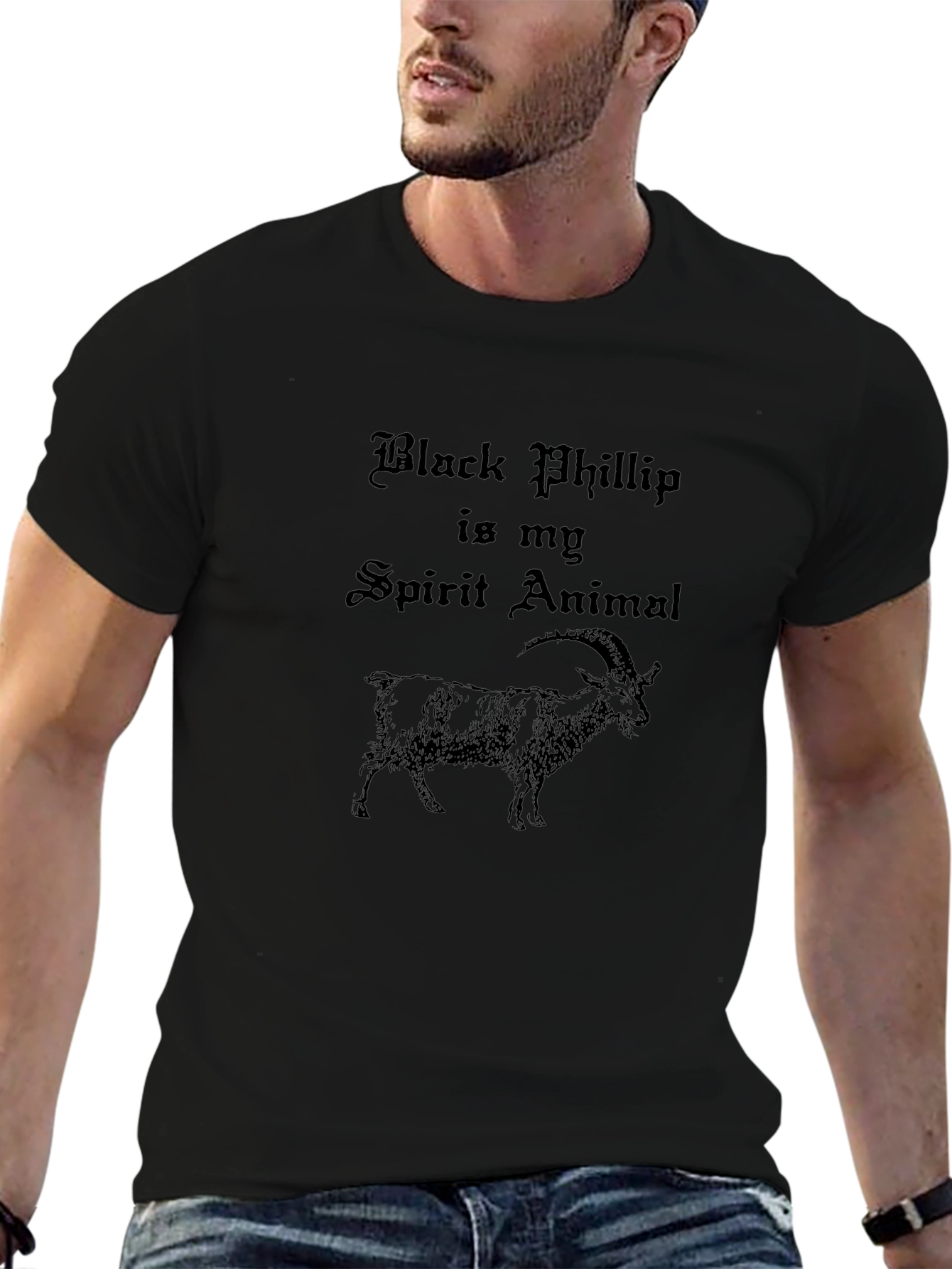 Black Phillip Spirit Animal Graphic Tee