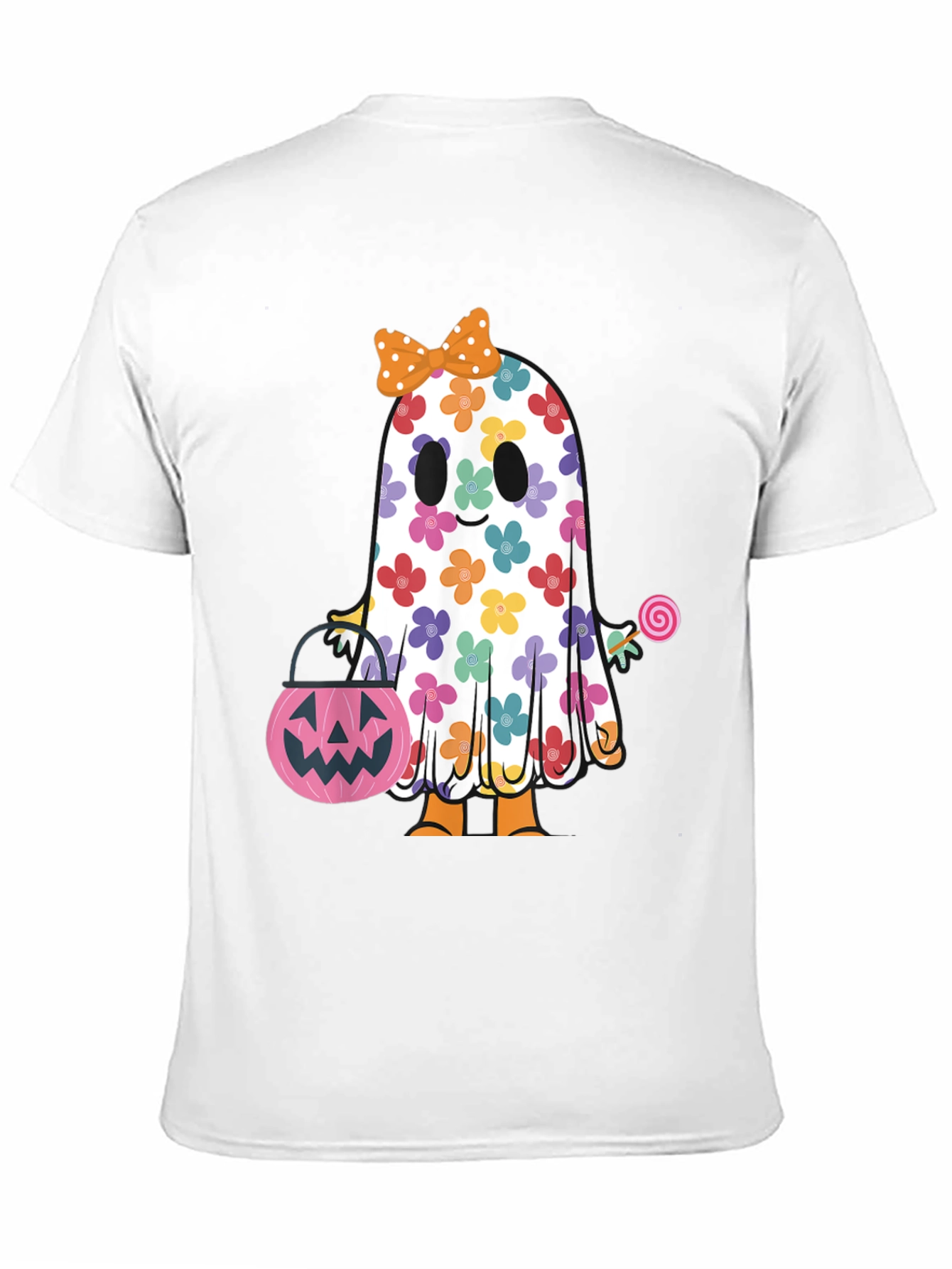 Halloween Ghost Floral Tee
