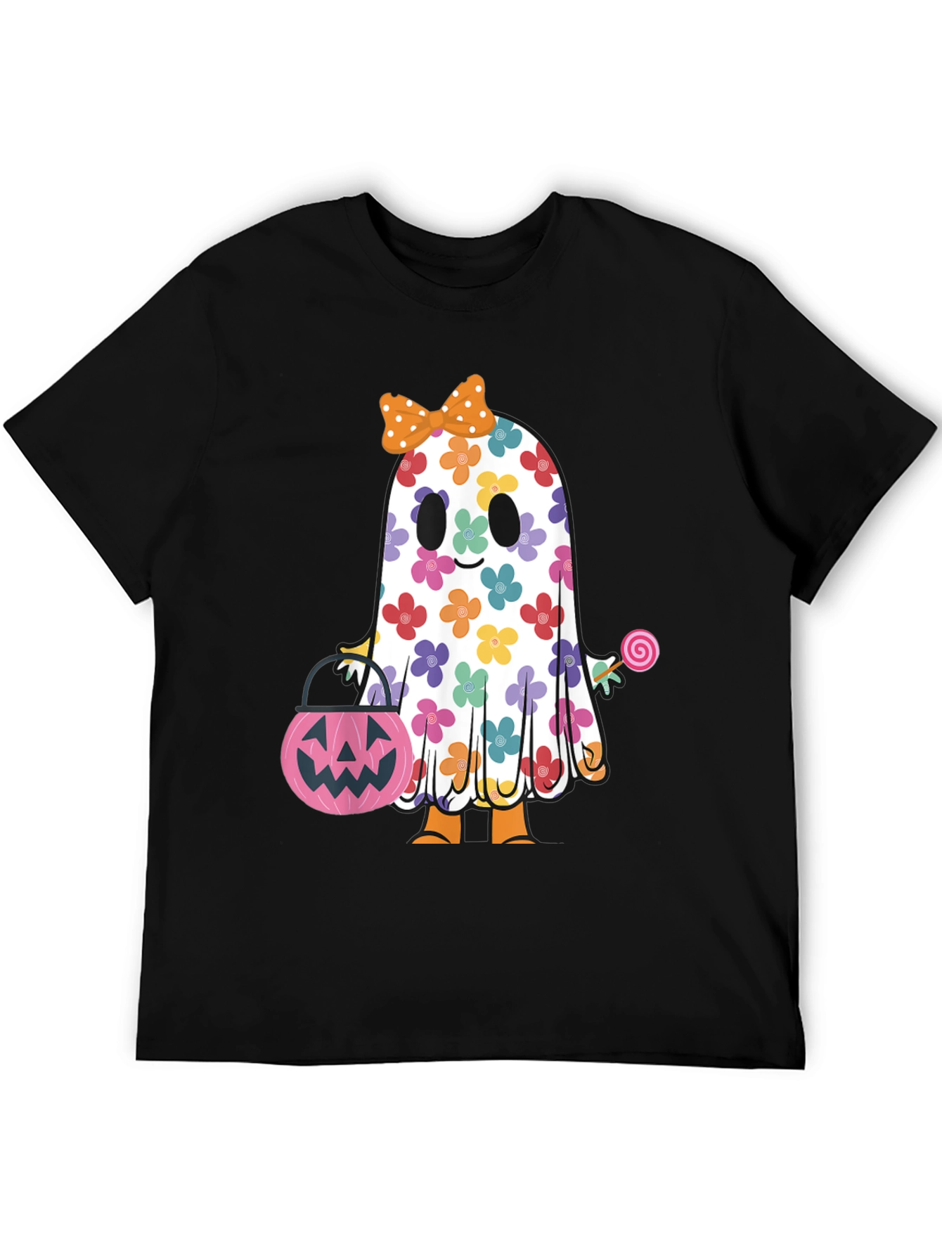 Halloween Ghost Floral Tee