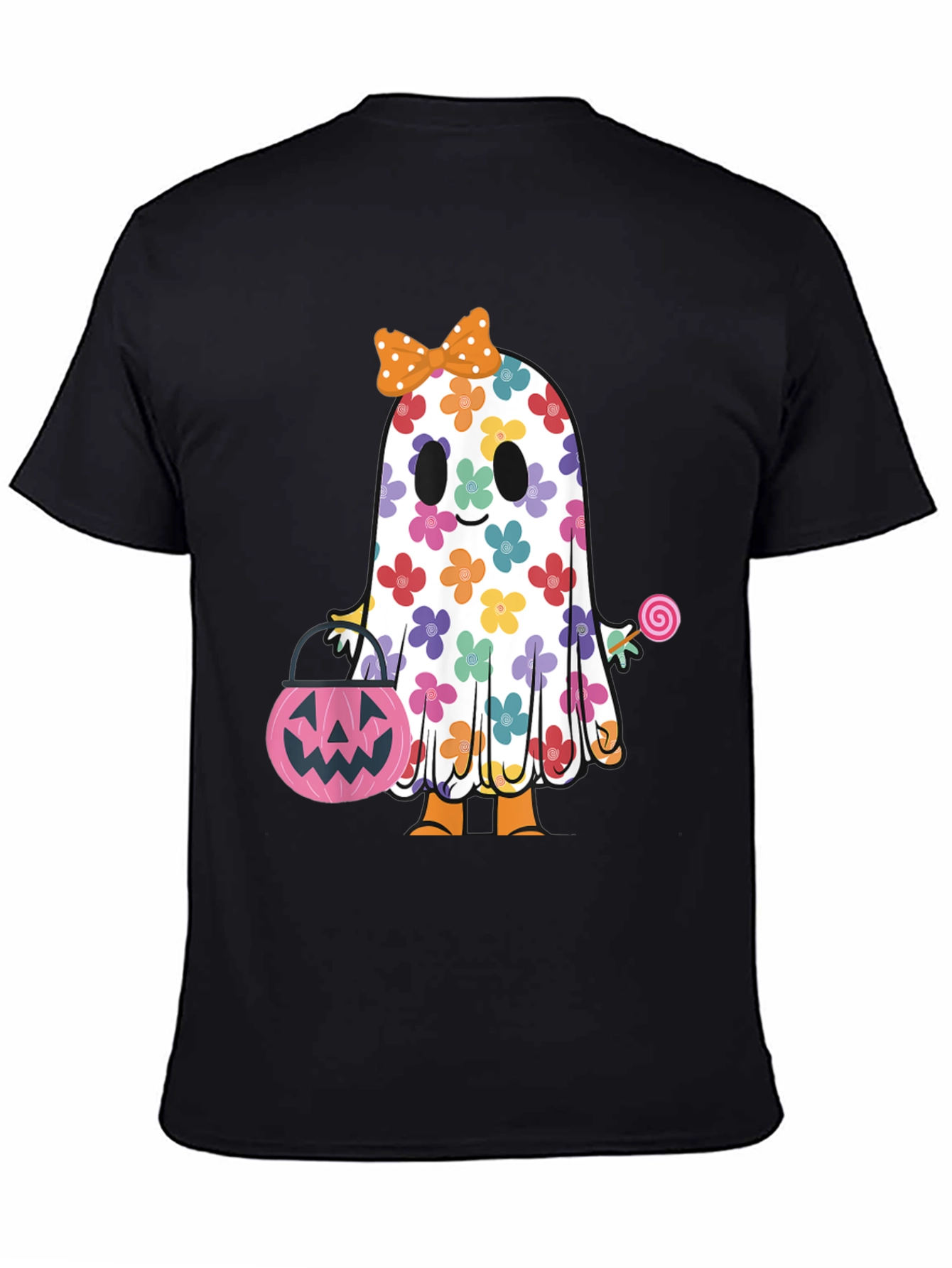 Halloween Ghost Floral Tee