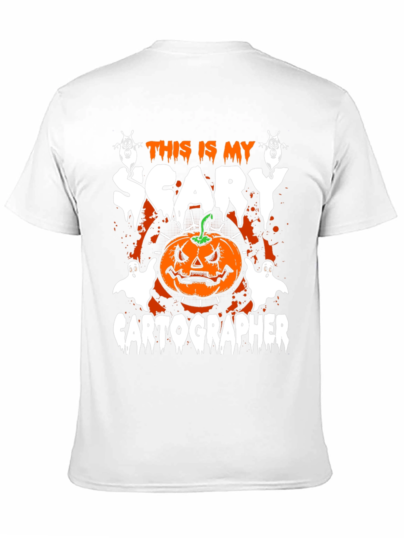 Scary Cartographer Halloween T-Shirt