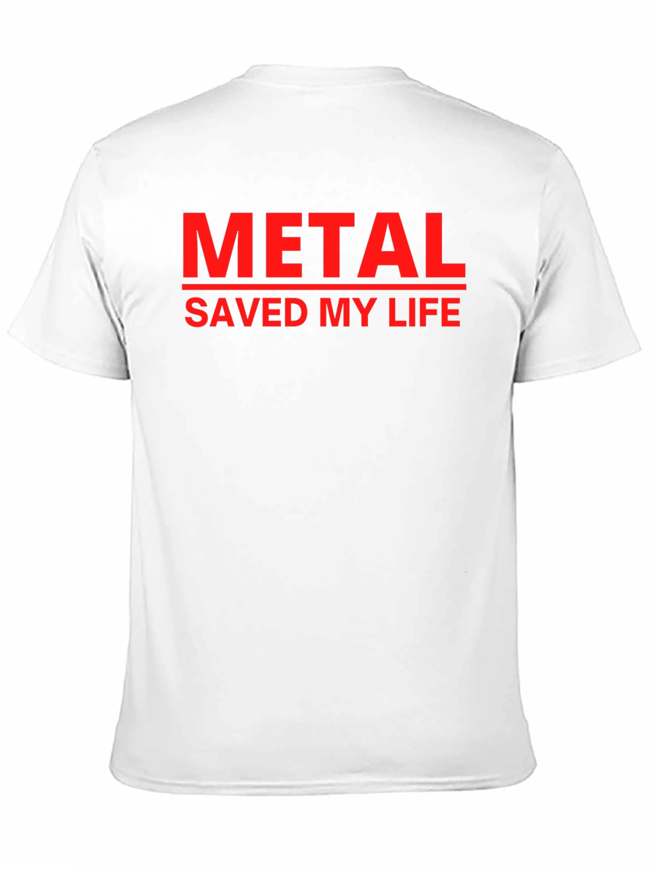 Metal Saved My Life T-Shirt - Black