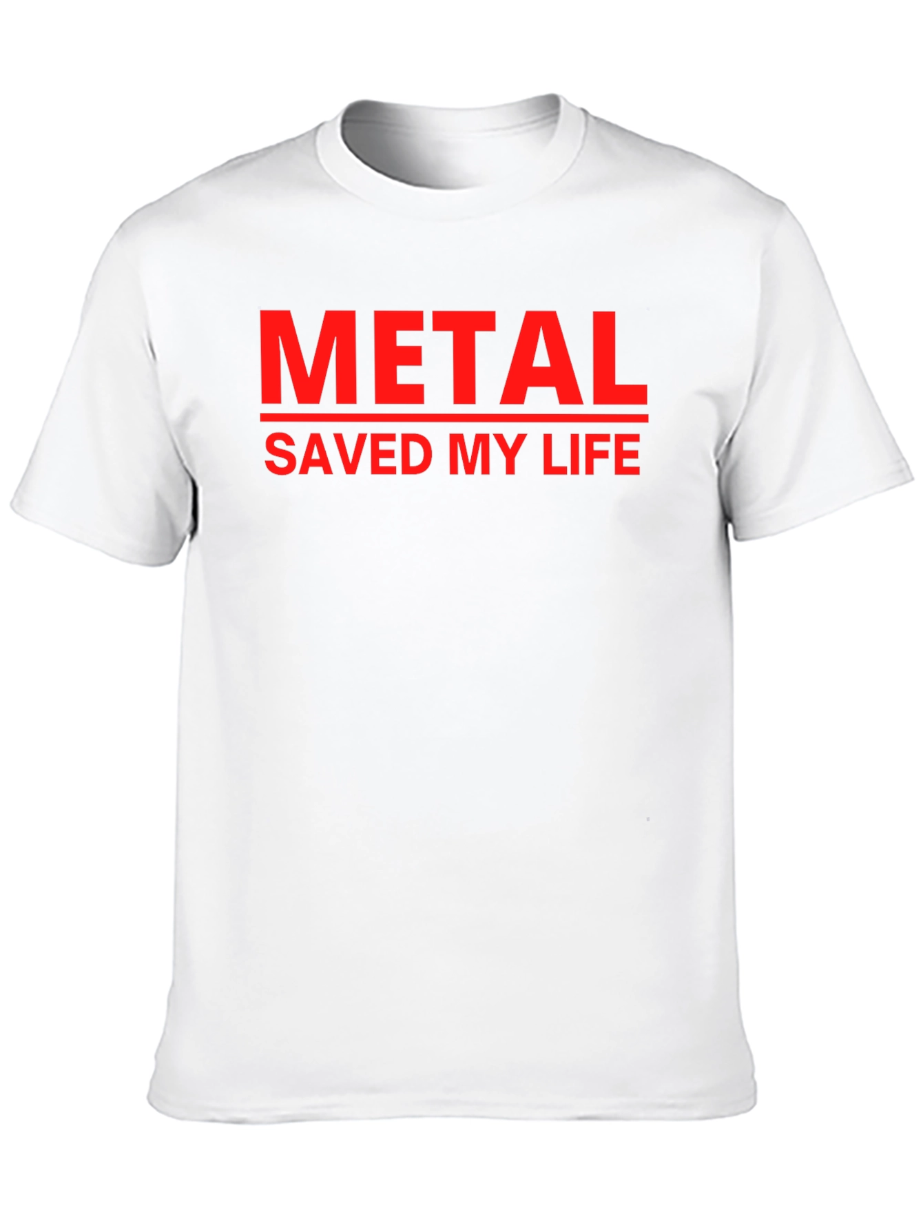 Metal Saved My Life T-Shirt - Black