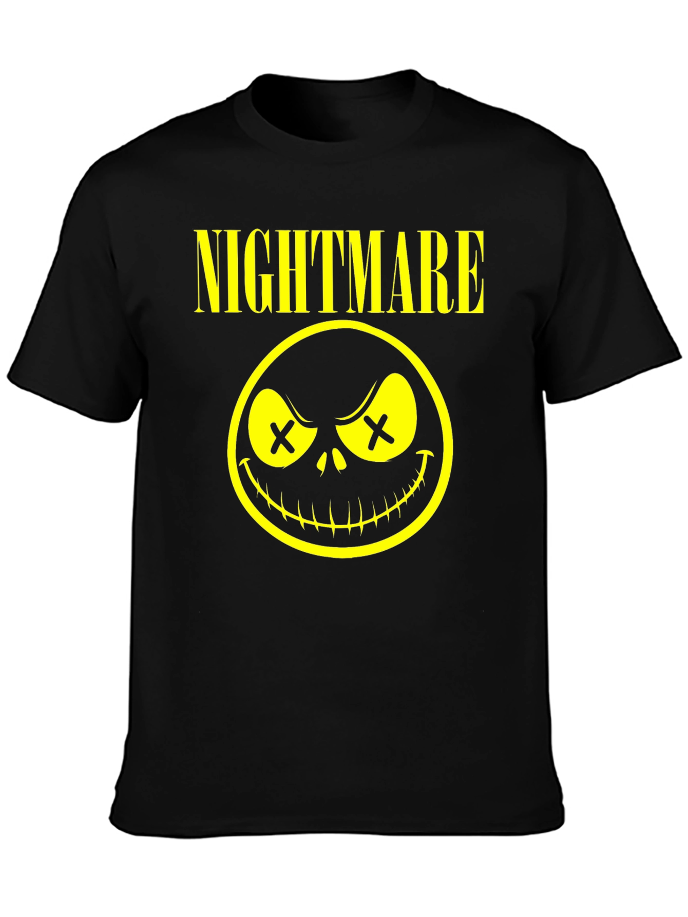 Nightmare Graphic T-Shirt - Black Cotton Tee