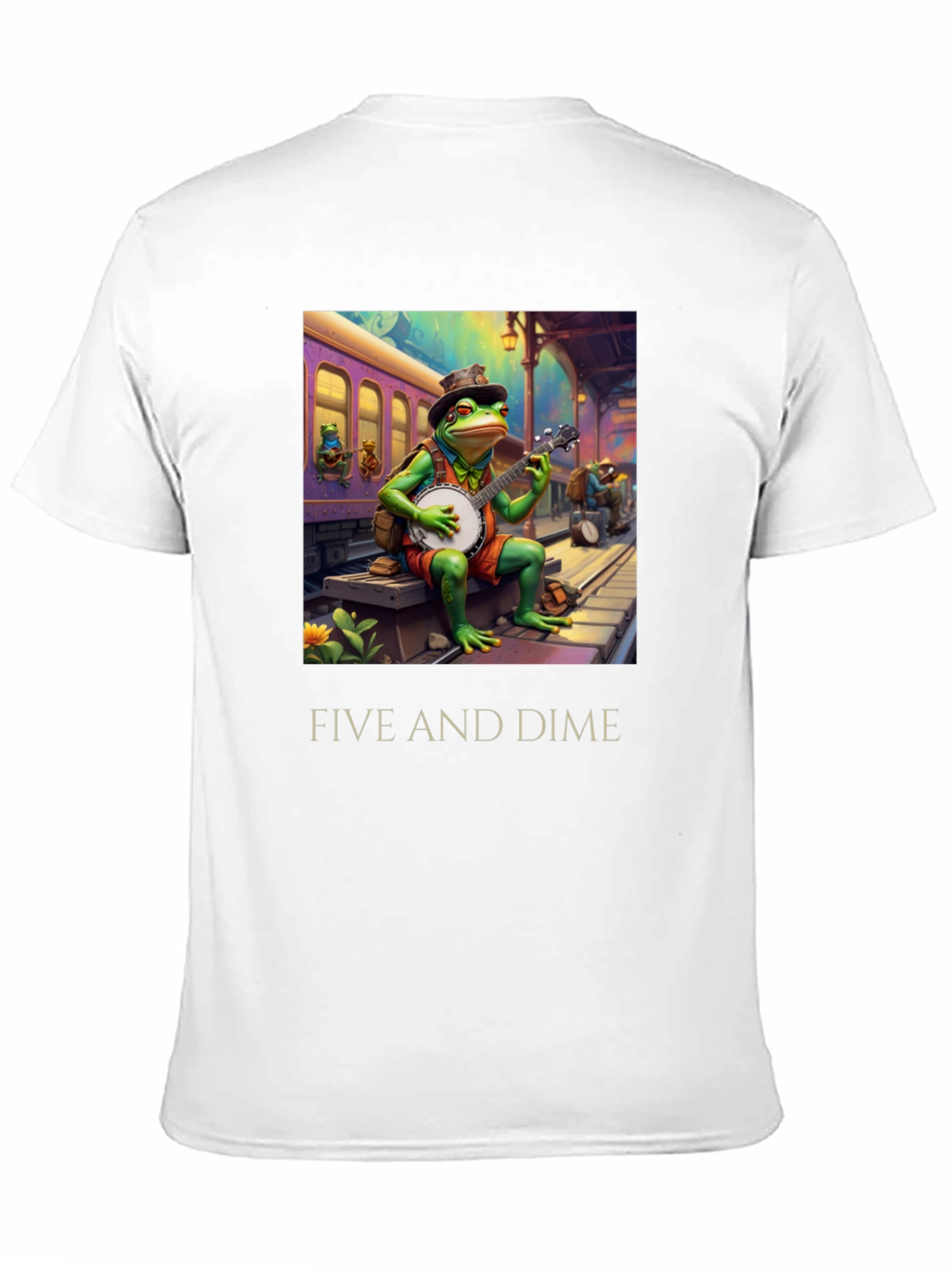 Five and Dime Frog Musician T-Shirt